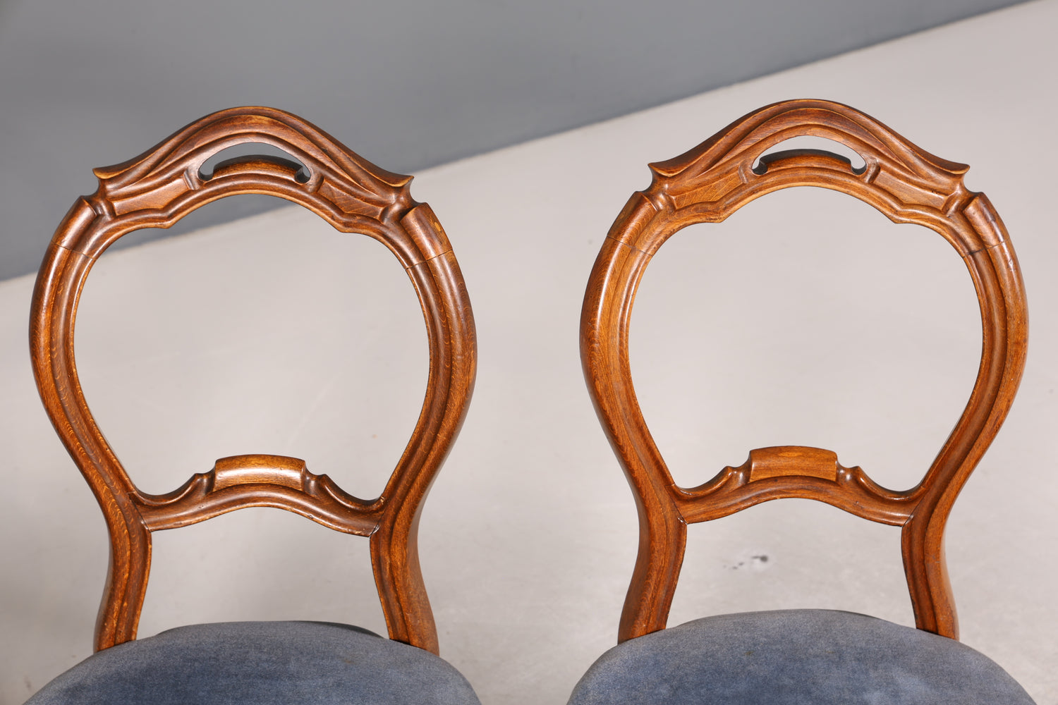 4x Traumhafte Louis Philippe Stühle um 1880 Biedermeier Stuhl Set Antik Sekretär Stühle