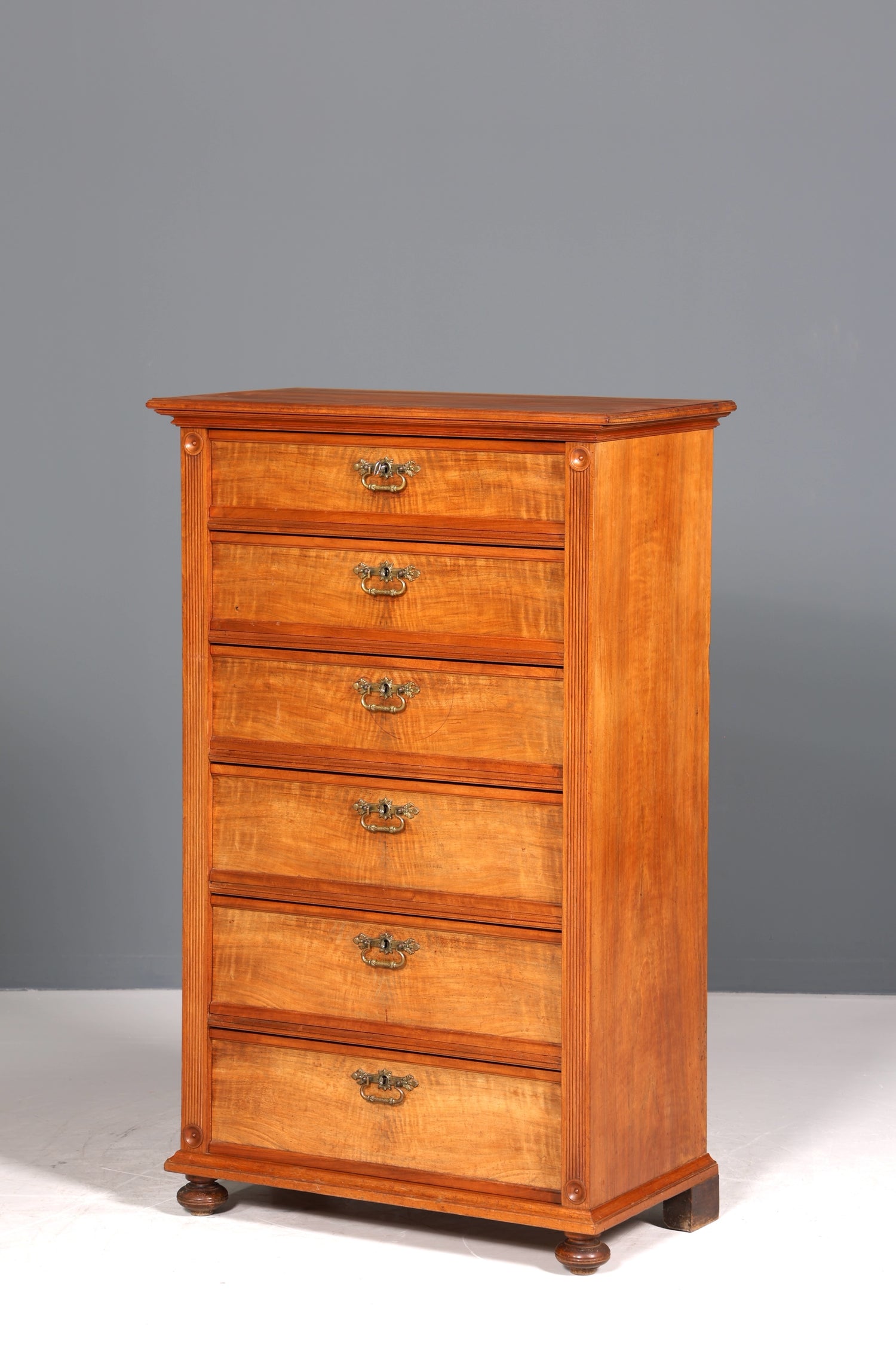 Wunderschönes Gründerzeit Vertiko Louis Philippe Kommode um 1880 Schubladenkommode