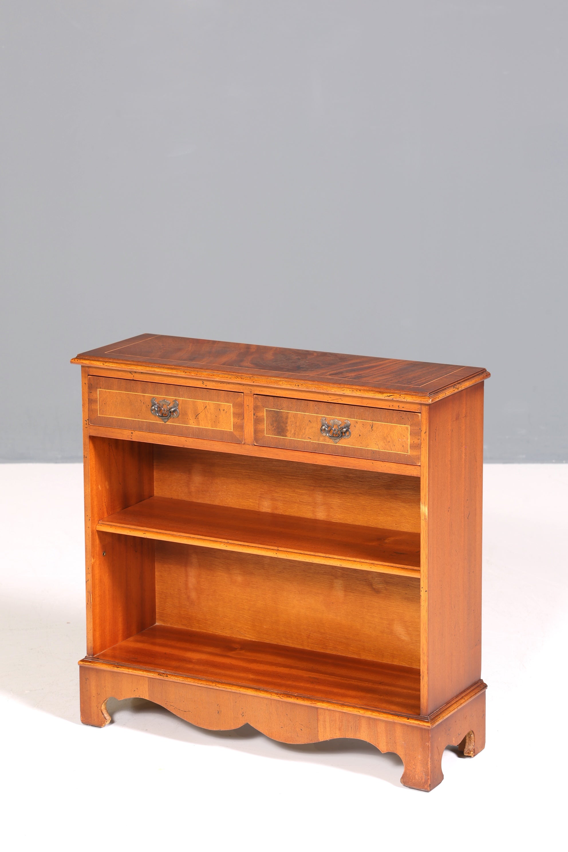 Wunderschönes Englisches Bücherregal Eibe Antik Regal Bookshelf Buchablage 60s