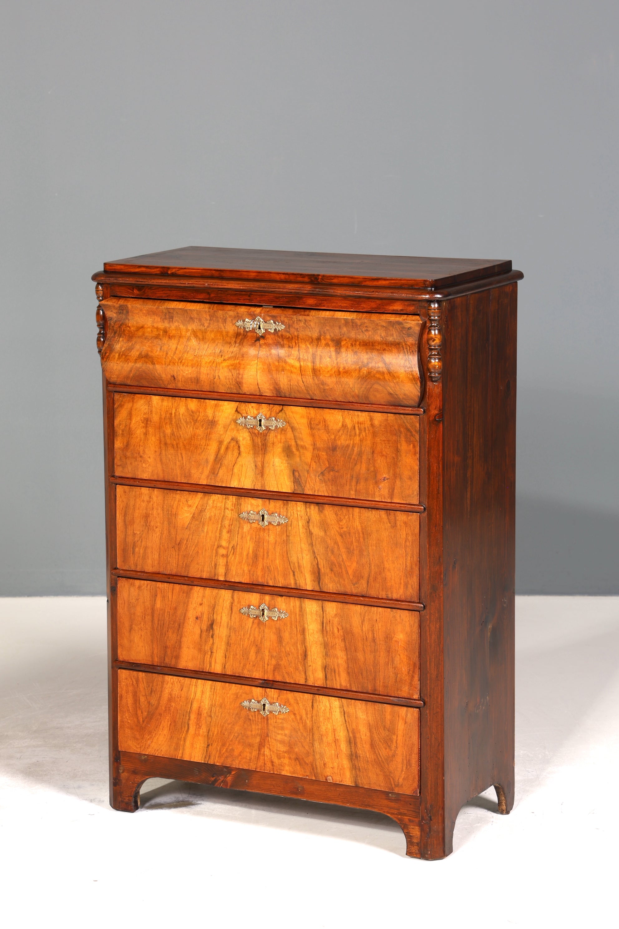 Wunderschöne Louis Philippe Kommode Gründerzeit Vertiko Schubladen Kommode um 1880