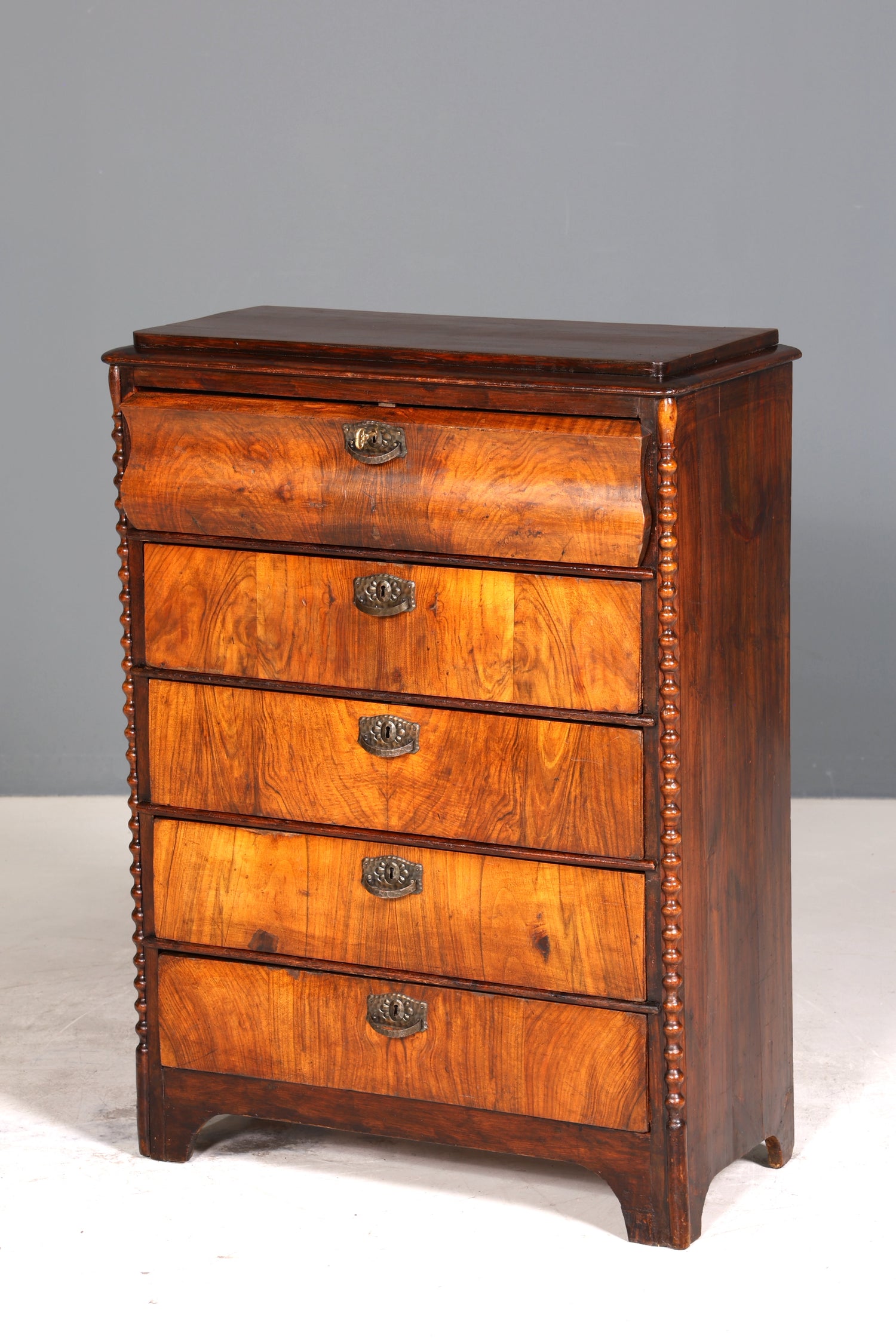 Stilvolle Biedermeier Kommode Louis Philippe Antik Schubladen Kommode Wäschekommode