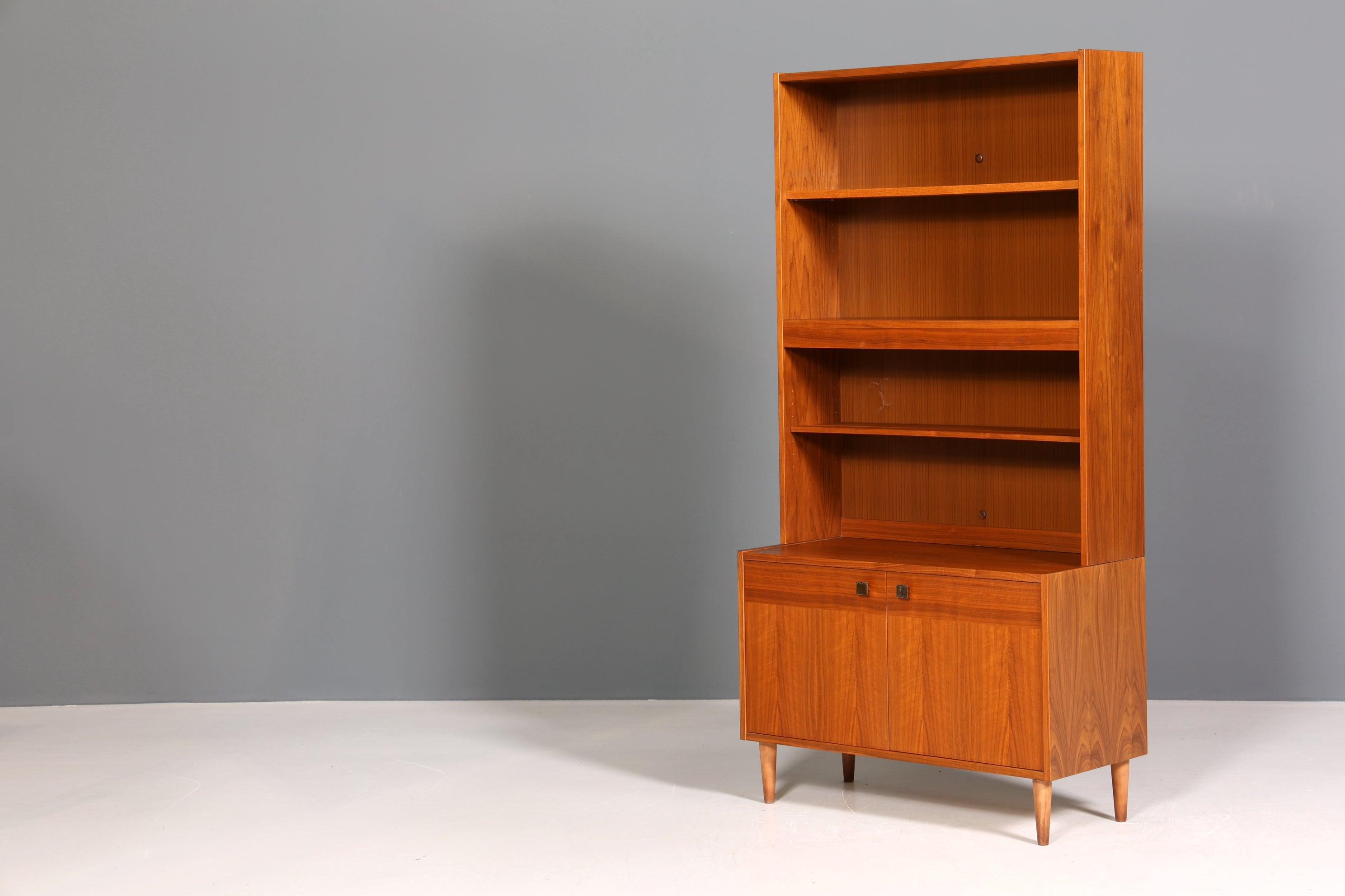 Schlichtes Mid Century Regal "Made in Denmark" Bücherregal Retro Schrank Danish Design Kommode