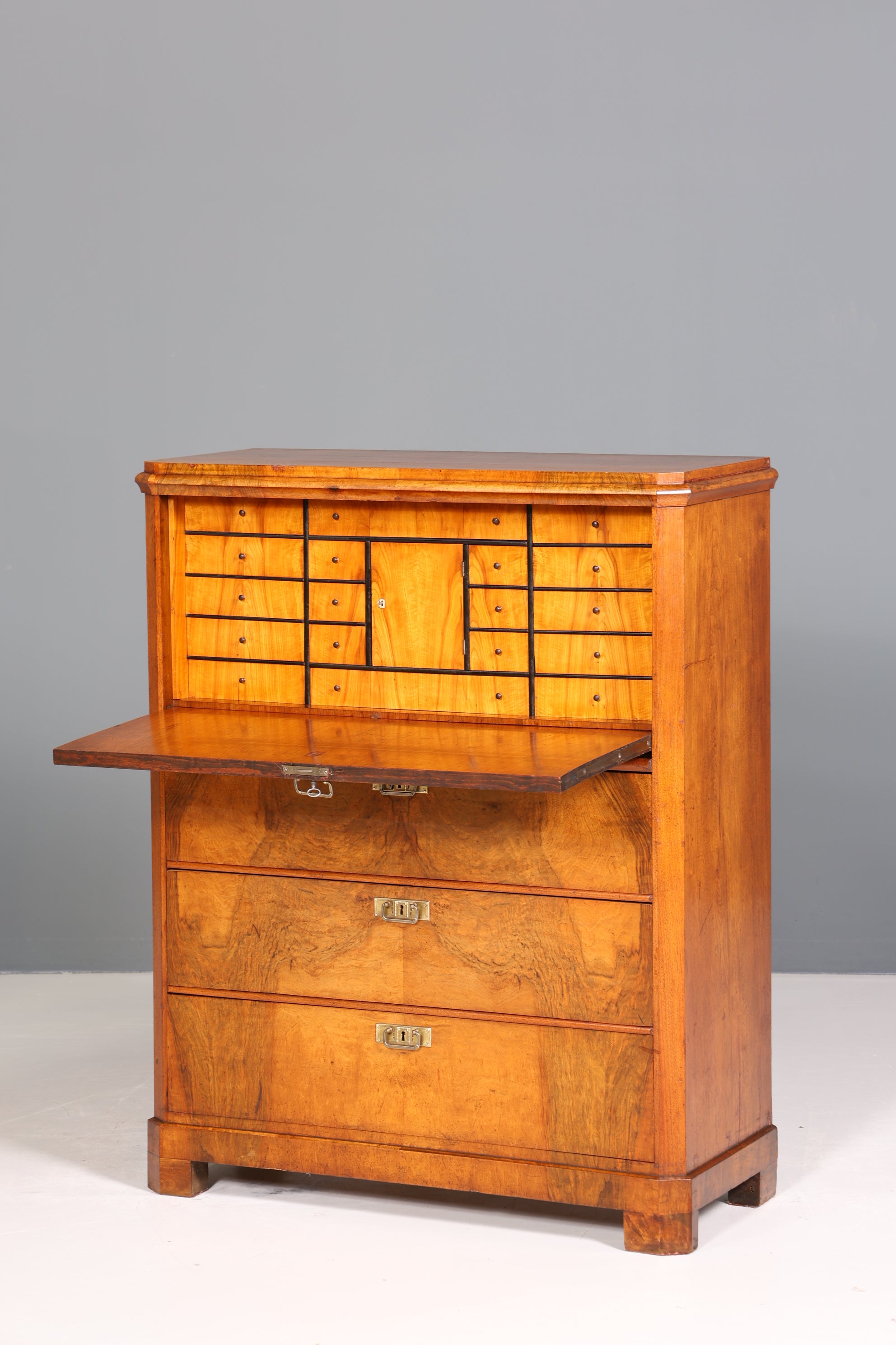 Wunderschöner Gründerzeit Sekretär Vertiko Highboard Louis Philippe Kommode um 1880