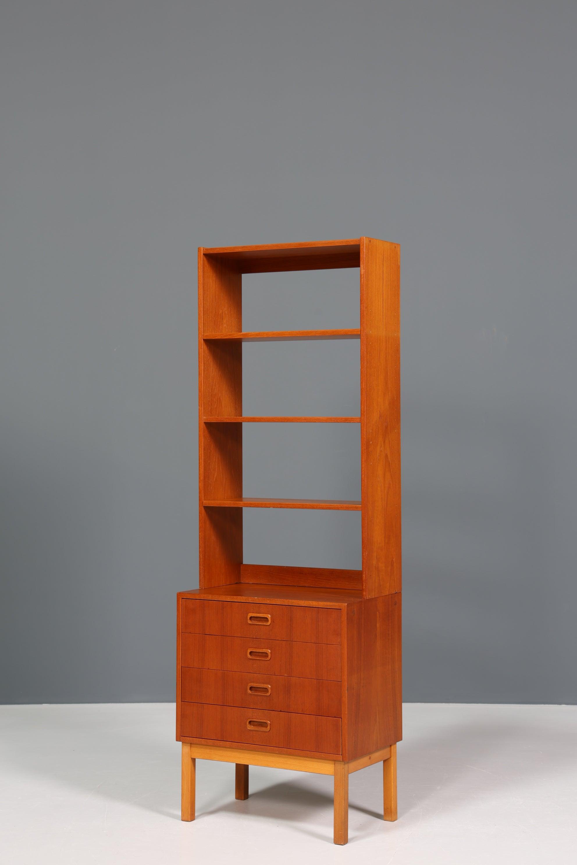 Wunderschönes Mid Century Regal "Made in Denmark" Teak Holz Bücherregal Schrank