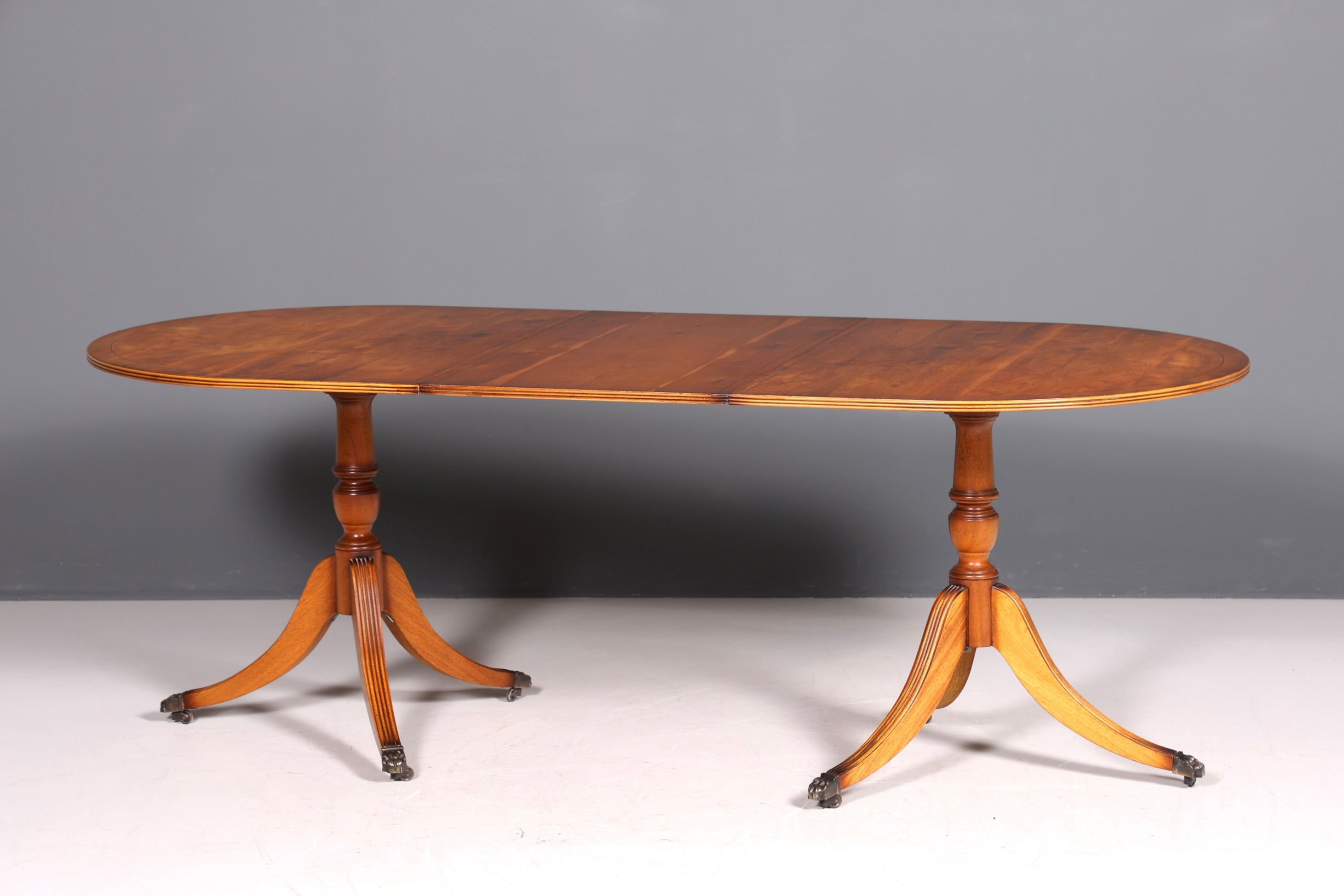 Wunderschöner Englischer Tisch ausziehbarer Esstisch Regency Stil Antik Stil 60s Küchentisch Eibe