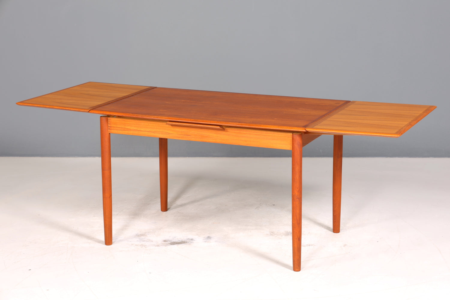 Traumhafter Mid Century Esstisch ausziehbarer Danish Design Teak Holz Küchentisch Esszimmer Tisch