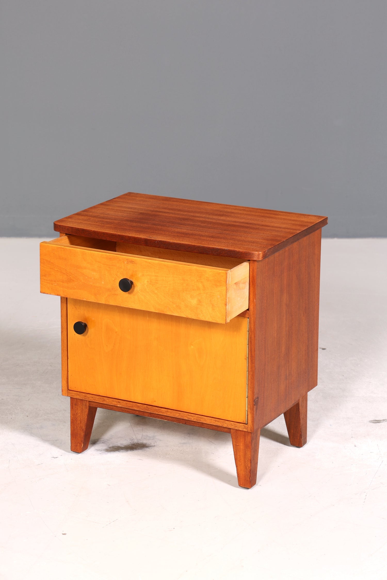 Wunderschöne Mid Century Kommode Vintage Nachttisch 60s Schubladenkommode Schrank 2 von 2