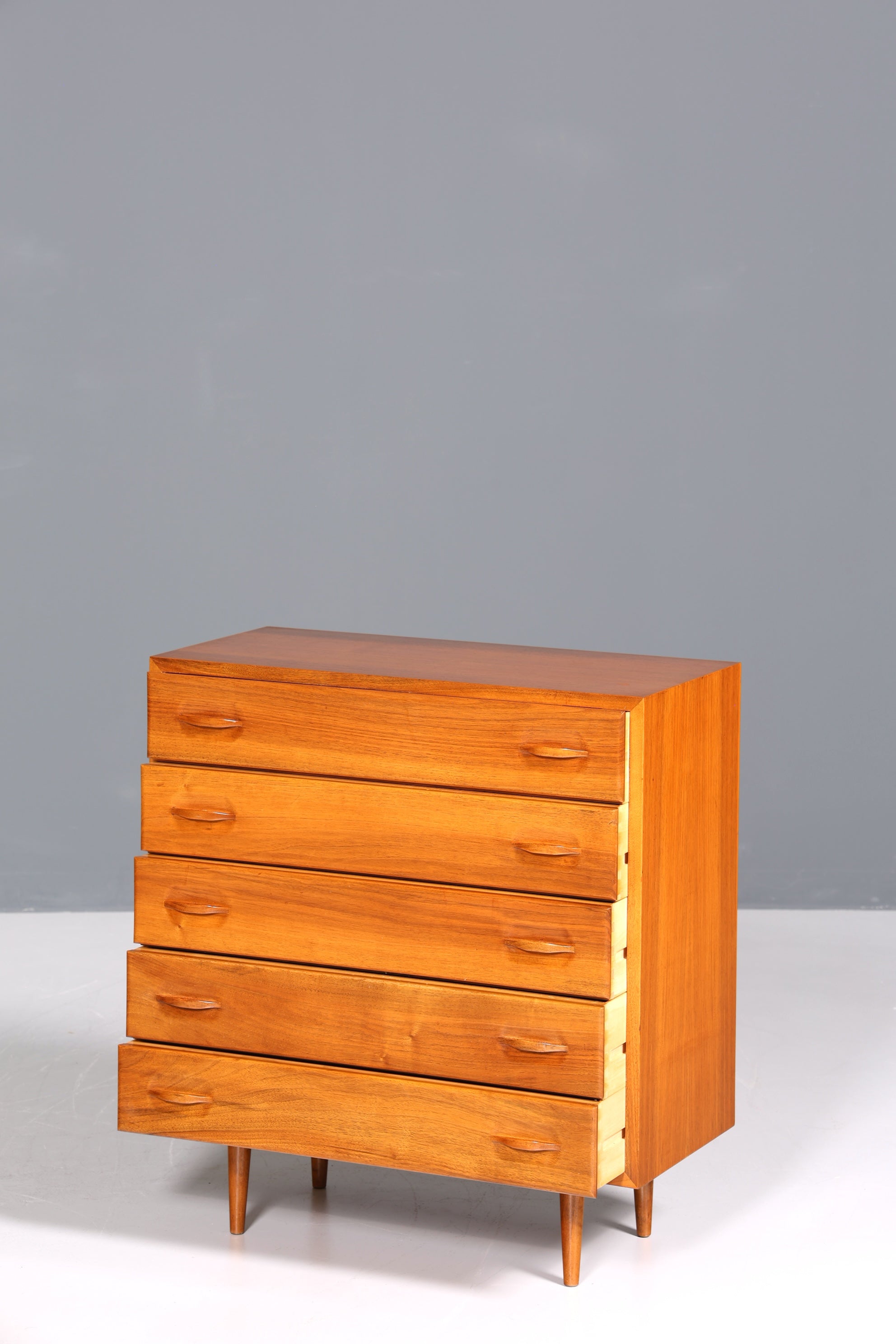 Traumhafte Mid Century Kommode Teak Holz Sideboard Vintage Schubladen Kommode Vertiko