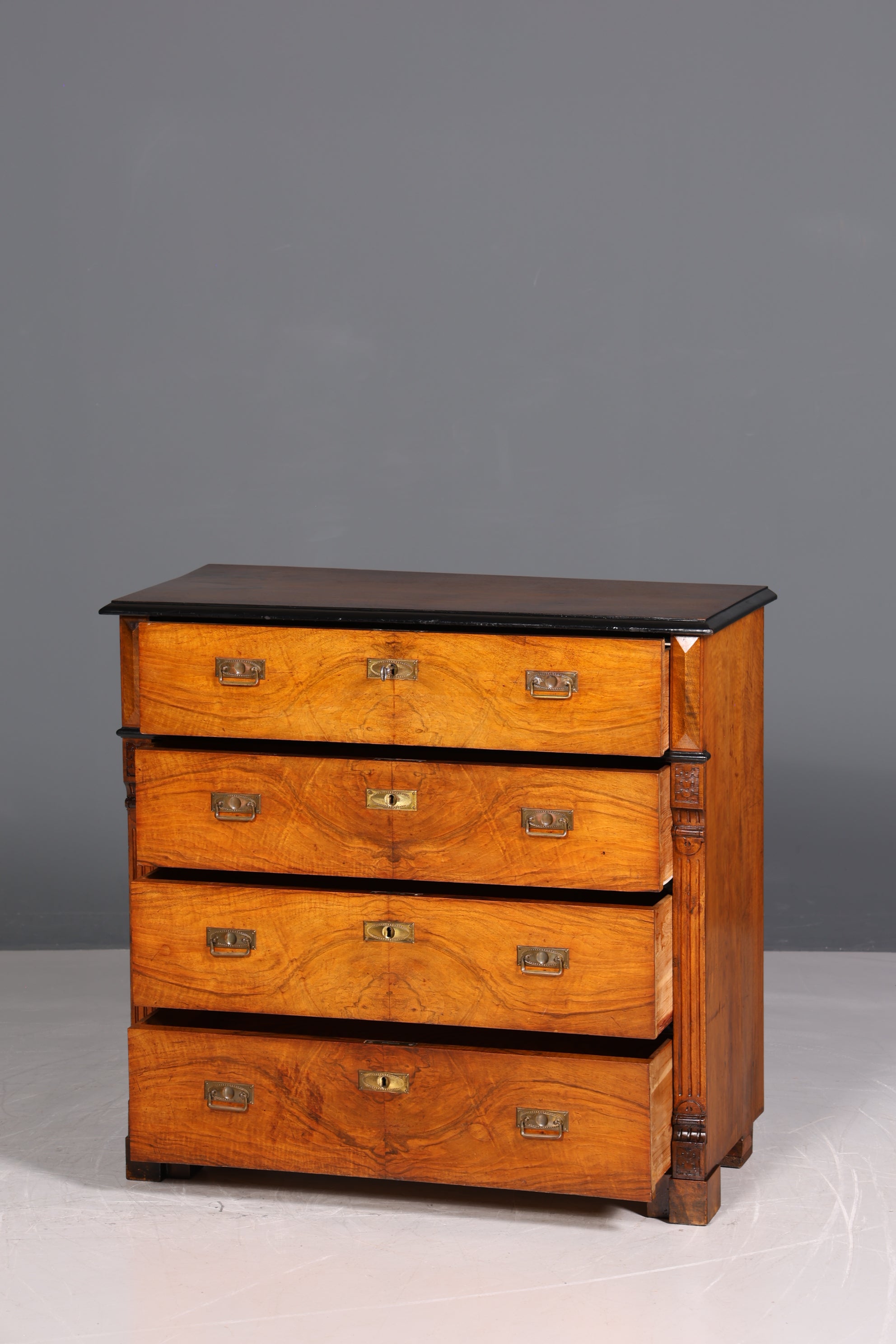 Wunderschöne Gründerzeit Kommode Jugendstil Vertiko Antik Kommode Schubladenkommode