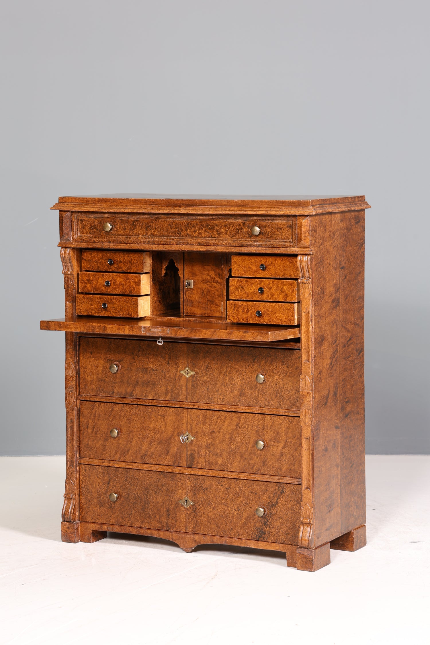 Wunderschöner Antik Sekretär um 1900 Kommode Vertiko Bürokommode Schreibtisch