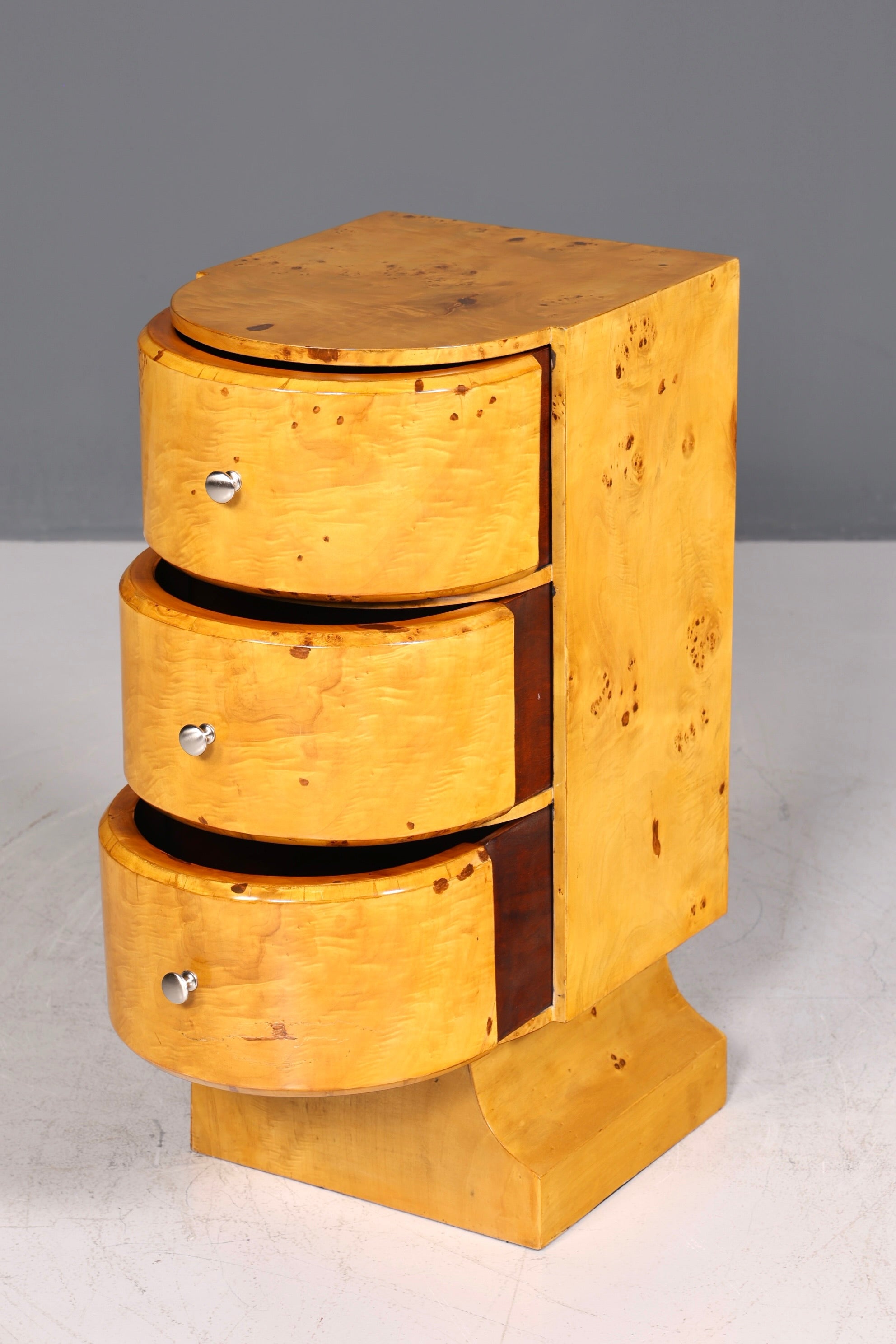 Wunderschöne Art Deco Design Kommode Birke Beistelltisch Modern Kult Schubladenkommode