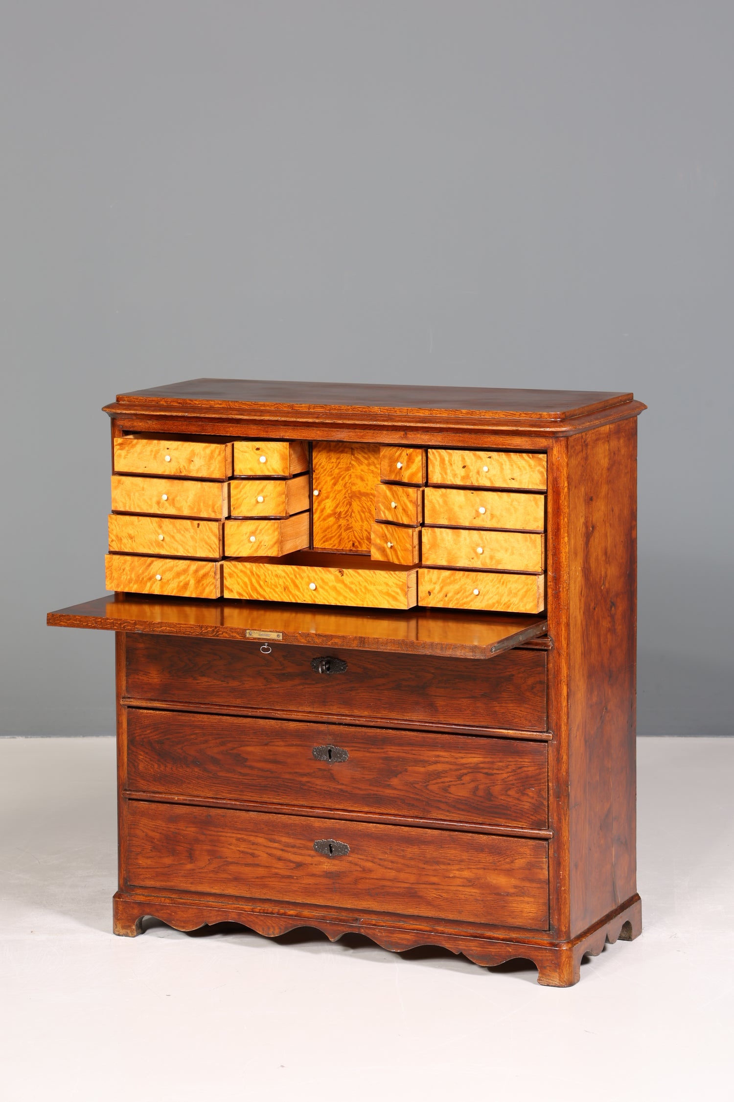 Traumhafter Louis Philippe Sekretär um 1880 Biedermeier Antik Schrank Chiffoniere Kommode