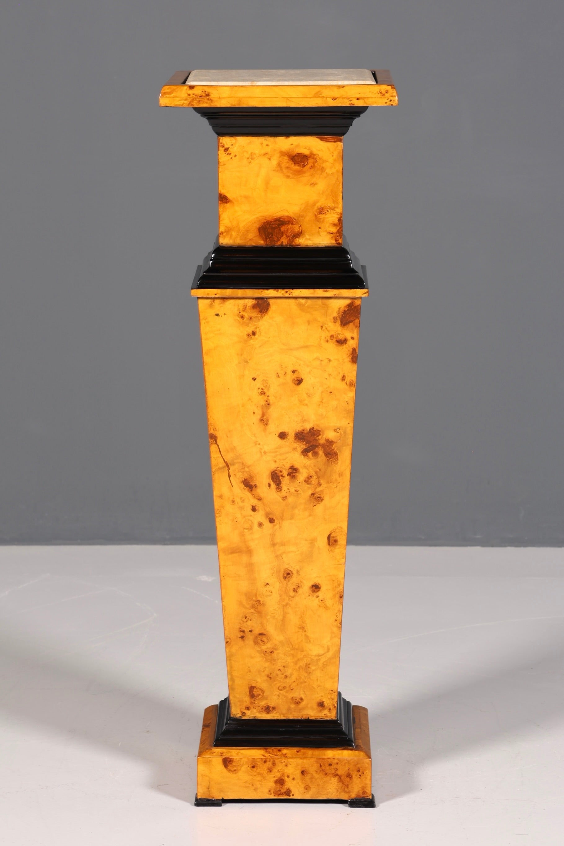 Stilvolle Biedermeier Stil Säule Blumensäule Marmor Blumentisch Ablagetisch