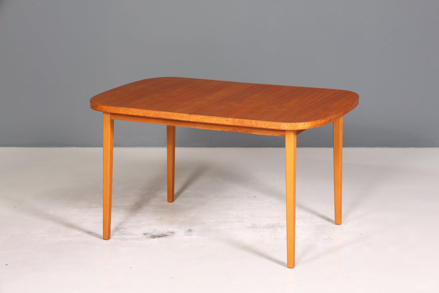 Traumhafter Mid Century Esstisch ausziehbarer Danish Design Teak Holz Küchentisch Esszimmer Tisch