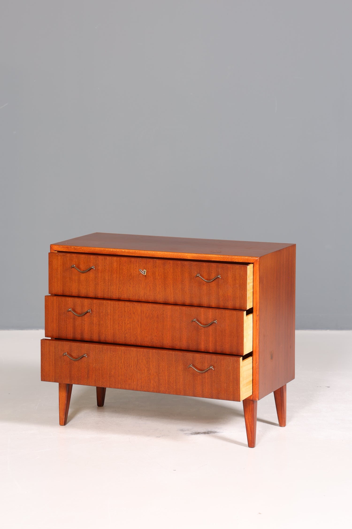 Stilvolle Mid Century Kommode Vintage Flur Kommode 60s Schubladenkommode