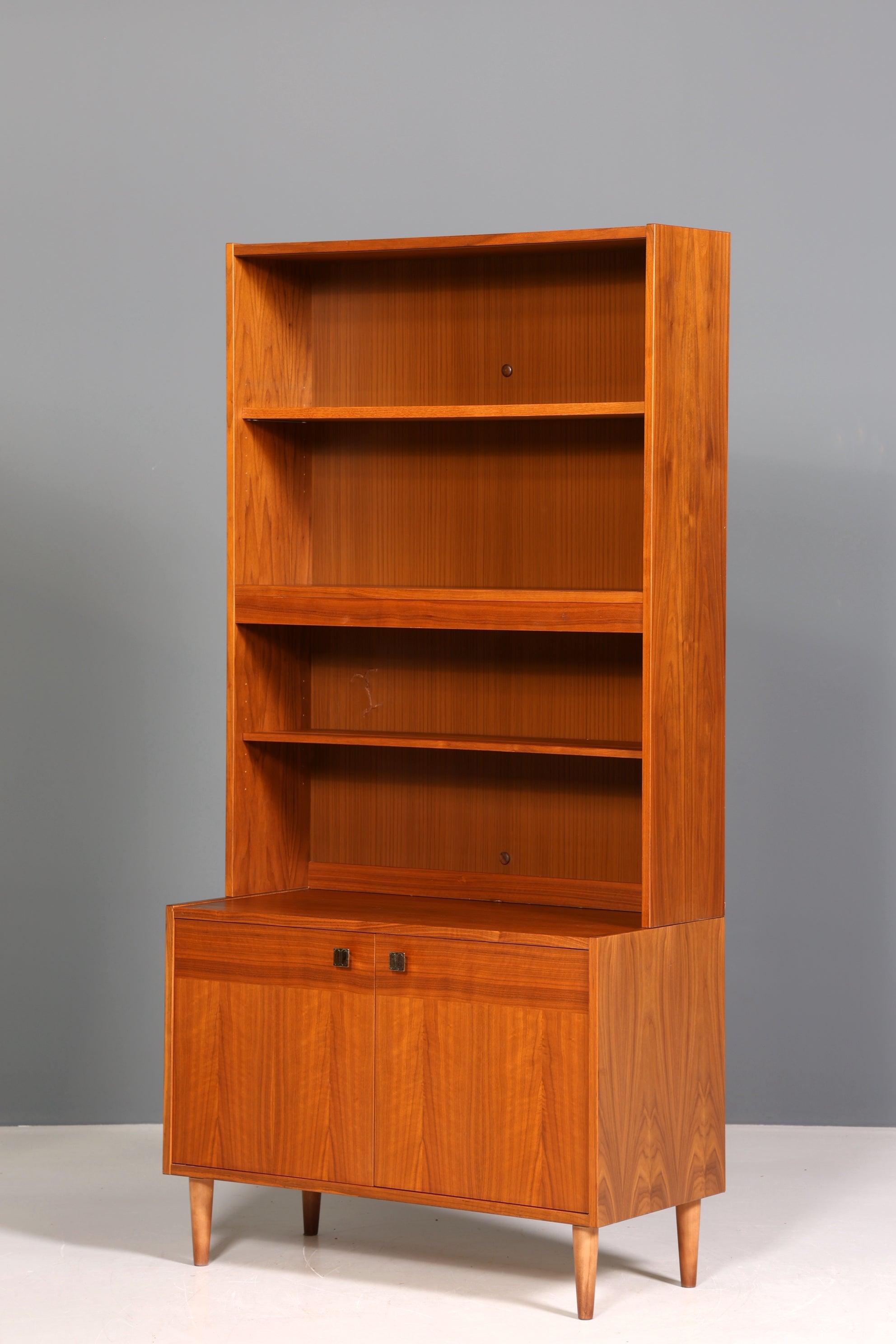 Schlichtes Mid Century Regal "Made in Denmark" Bücherregal Retro Schrank Danish Design Kommode