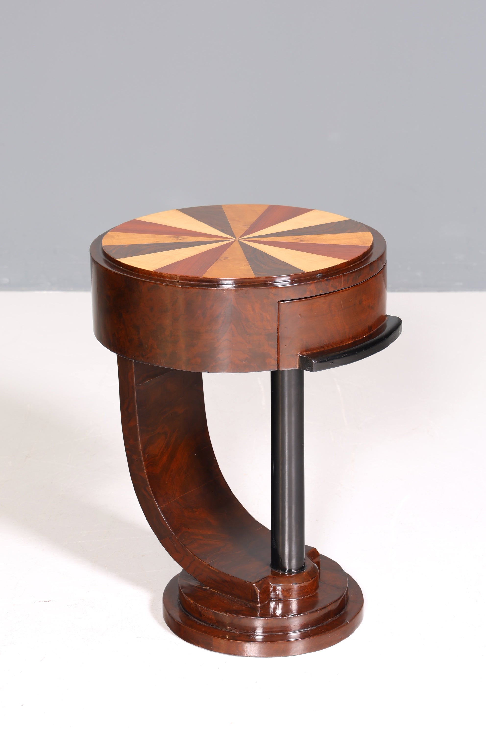 Wunderschöne Art Deco Stil Kommode Beistelltisch Nachtisch Ablagetisch bunt