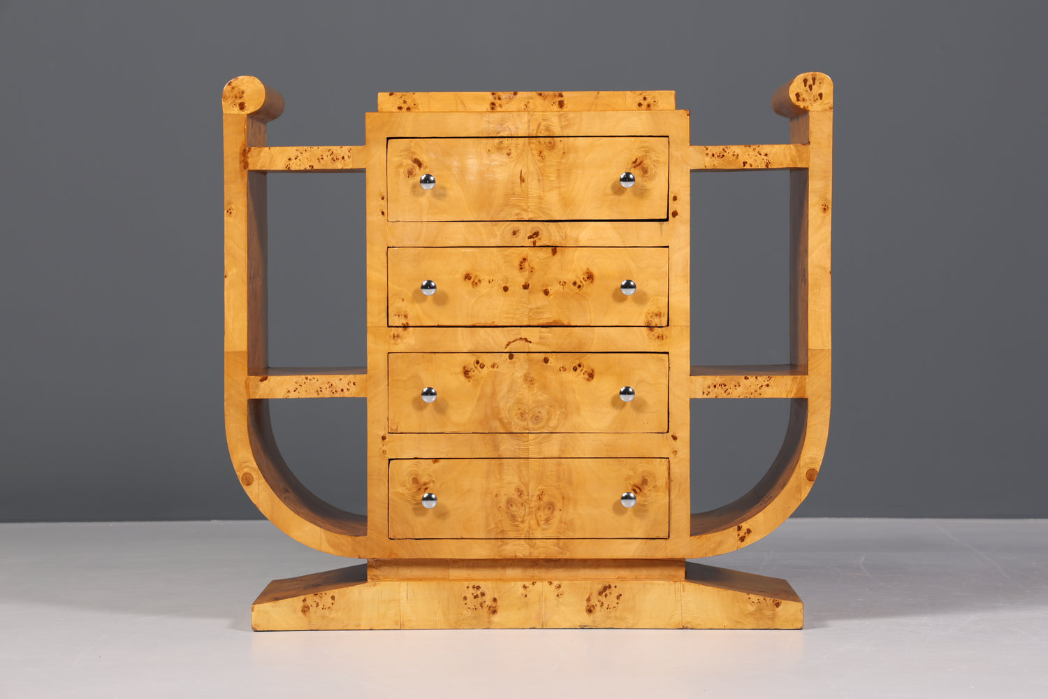 Wunderschönes Art Deco Stil Birke Sideboard Antik Stil Konsole