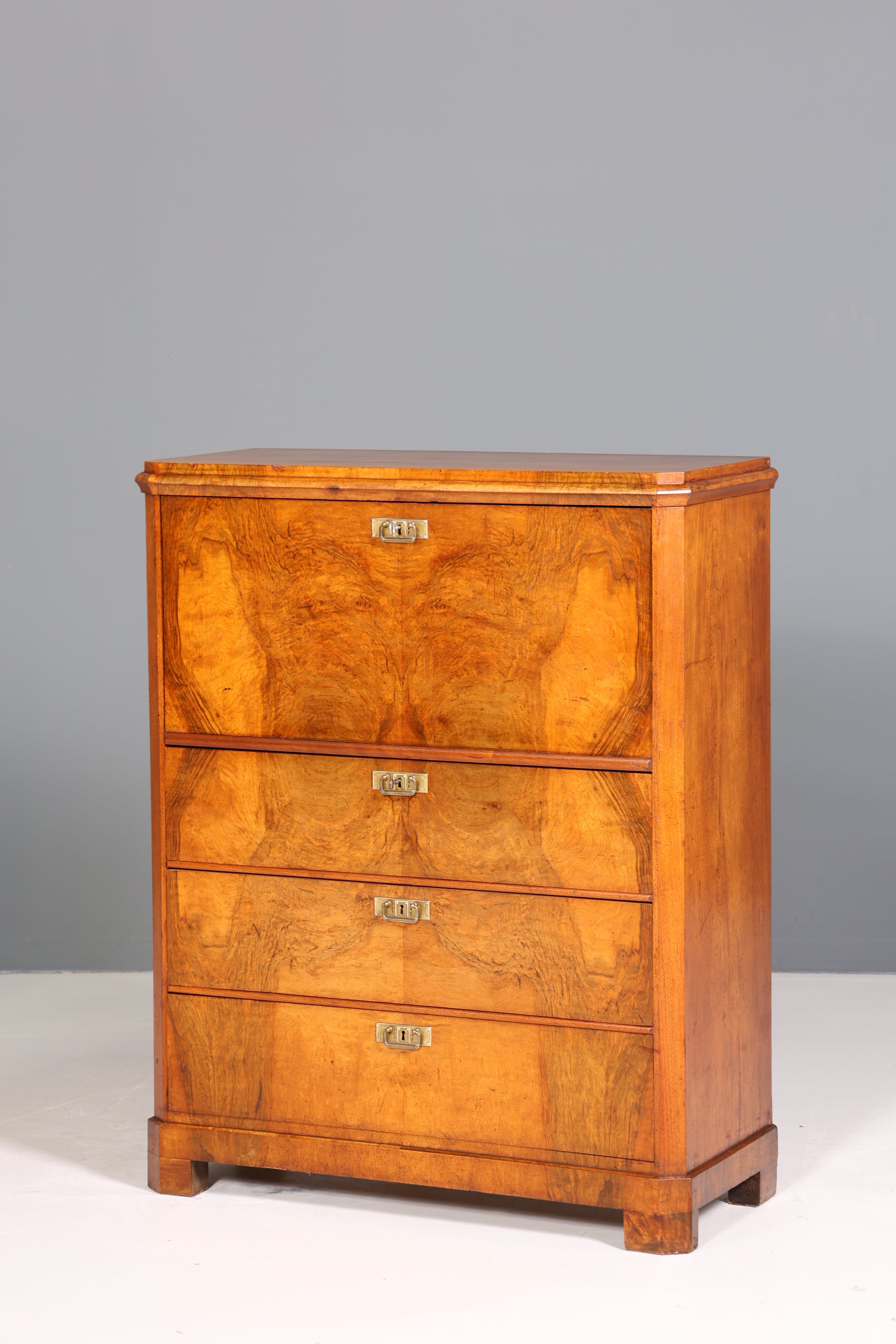 Wunderschöner Gründerzeit Sekretär Vertiko Highboard Louis Philippe Kommode um 1880