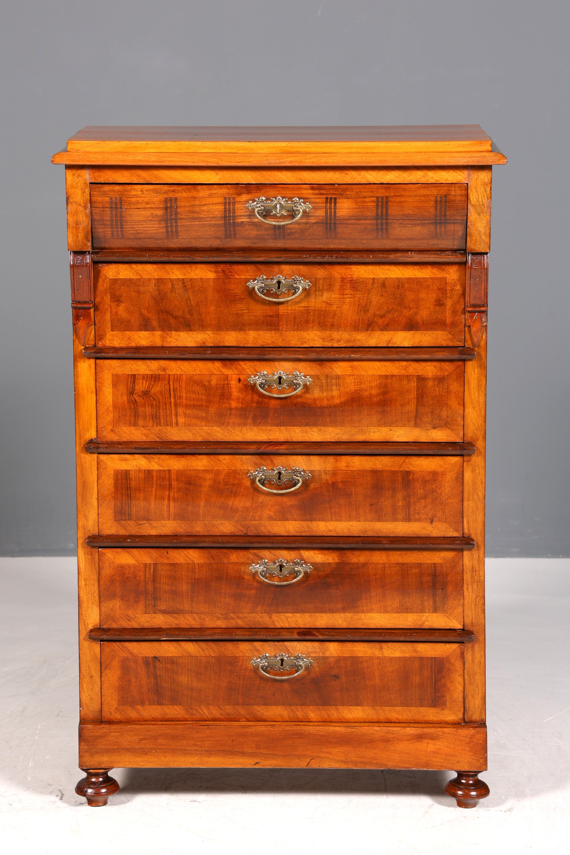 Stilvolle Gründerzeit Kommode um 1890 Jugendstil Vertiko Antik Chiffoniere Wäschekommode