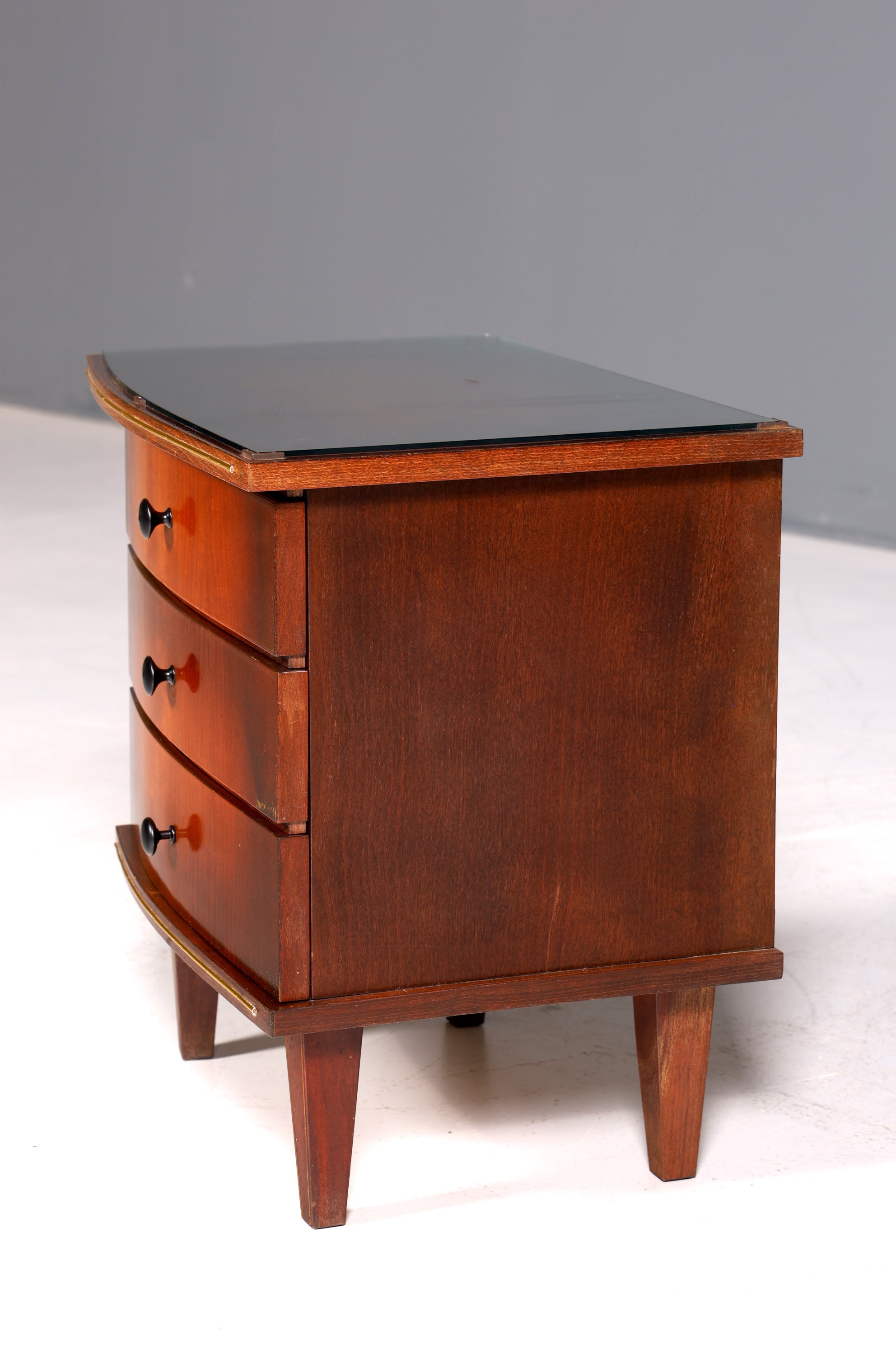 Wunderschöne Mid Century Kommode Vintage Nachttisch 60s Schubladenkommode 2 von 2