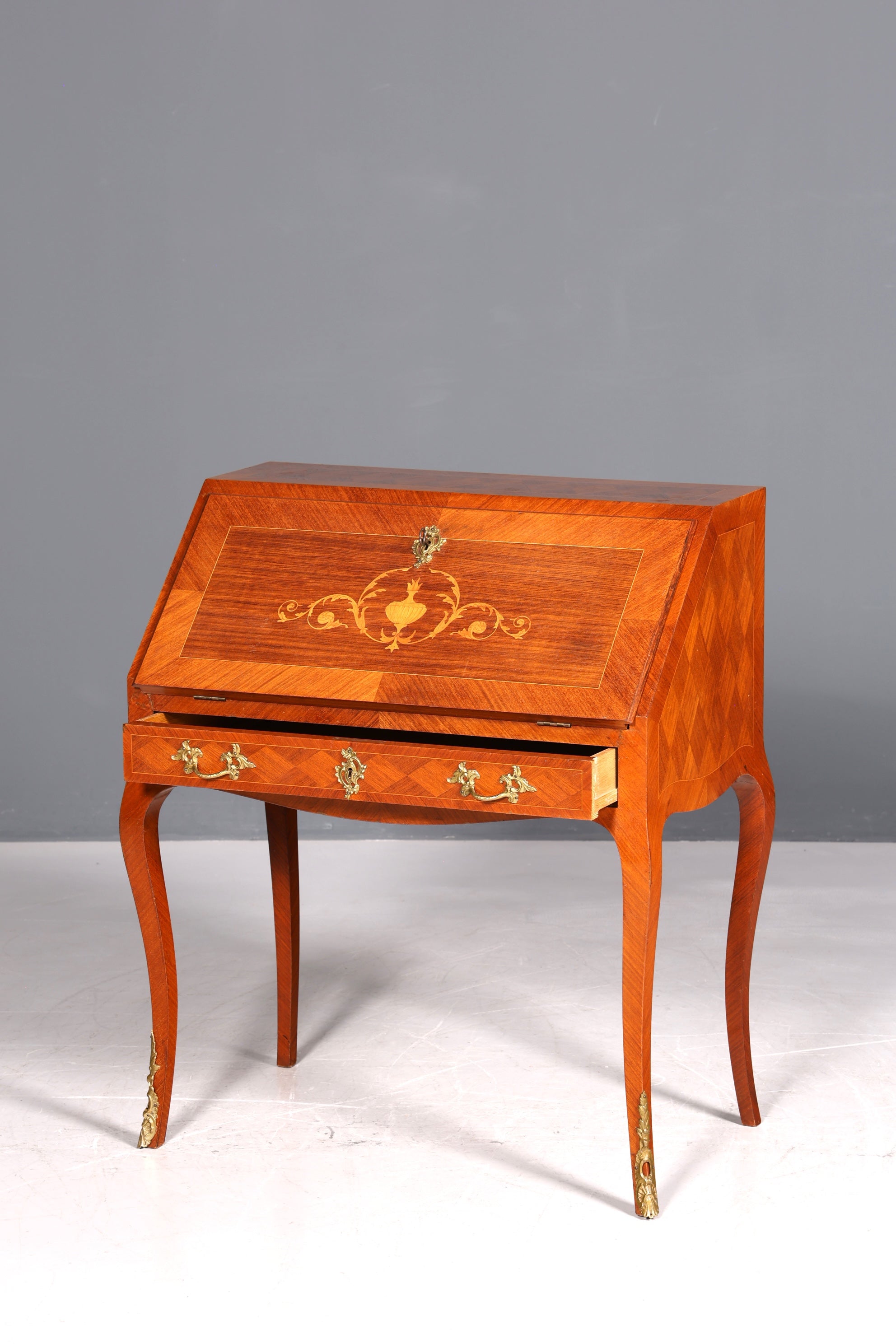 Wunderschöner Sekretär im Barock Stil Büro Kommode Schreibkommode Schreibtisch