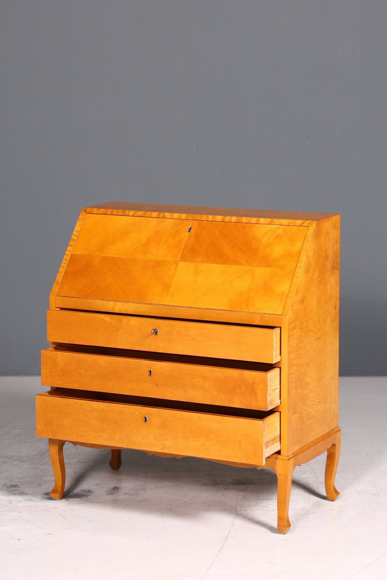 Wunderschöner Sekretär um 1930 Büro Kommode echt Holz Sekretär Schreibtisch Kommode Secretary