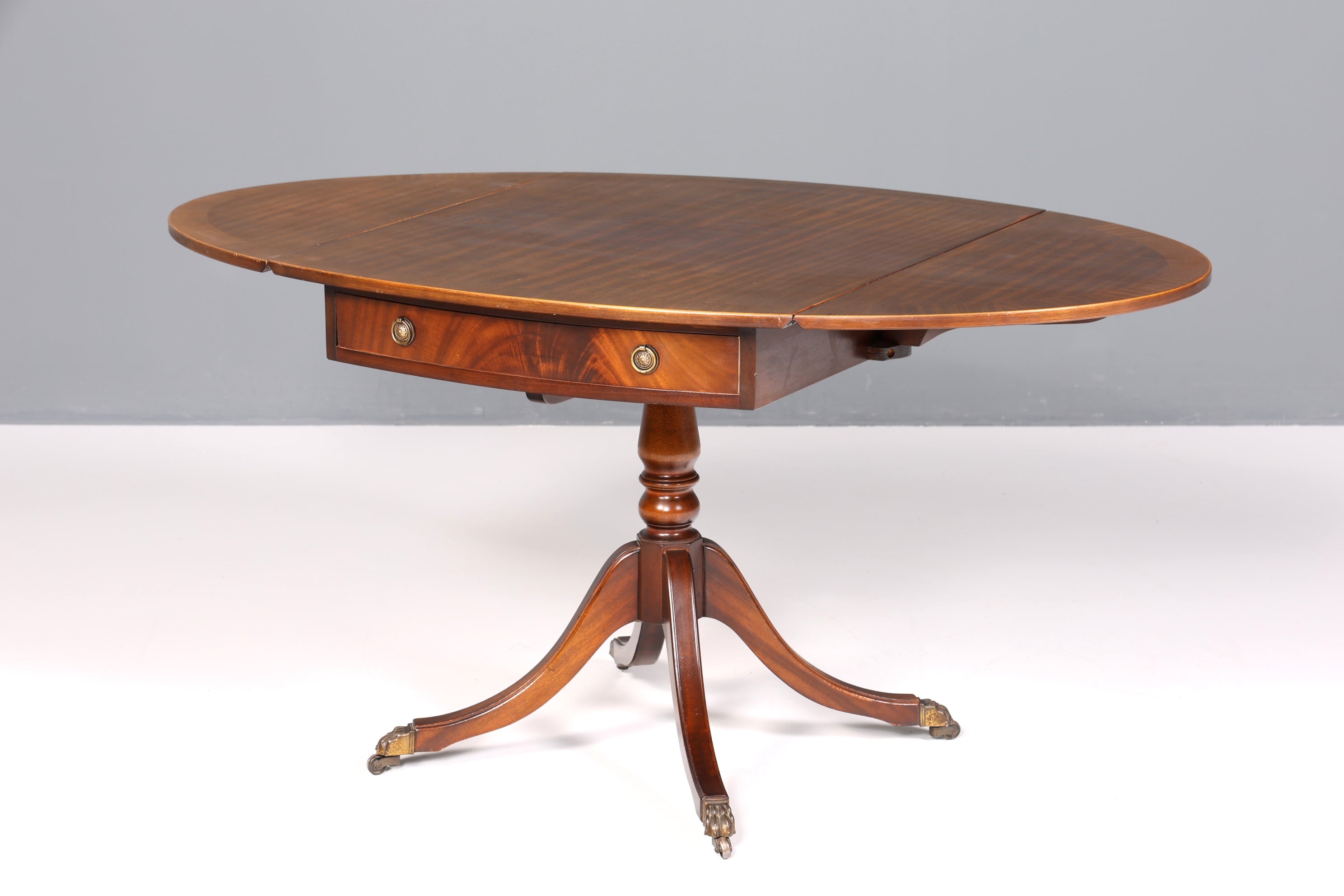 Wunderschöner Englischer Tisch ausklappbarer Esstisch Regency Antik Stil 60s Küchentisch Schreibtisch