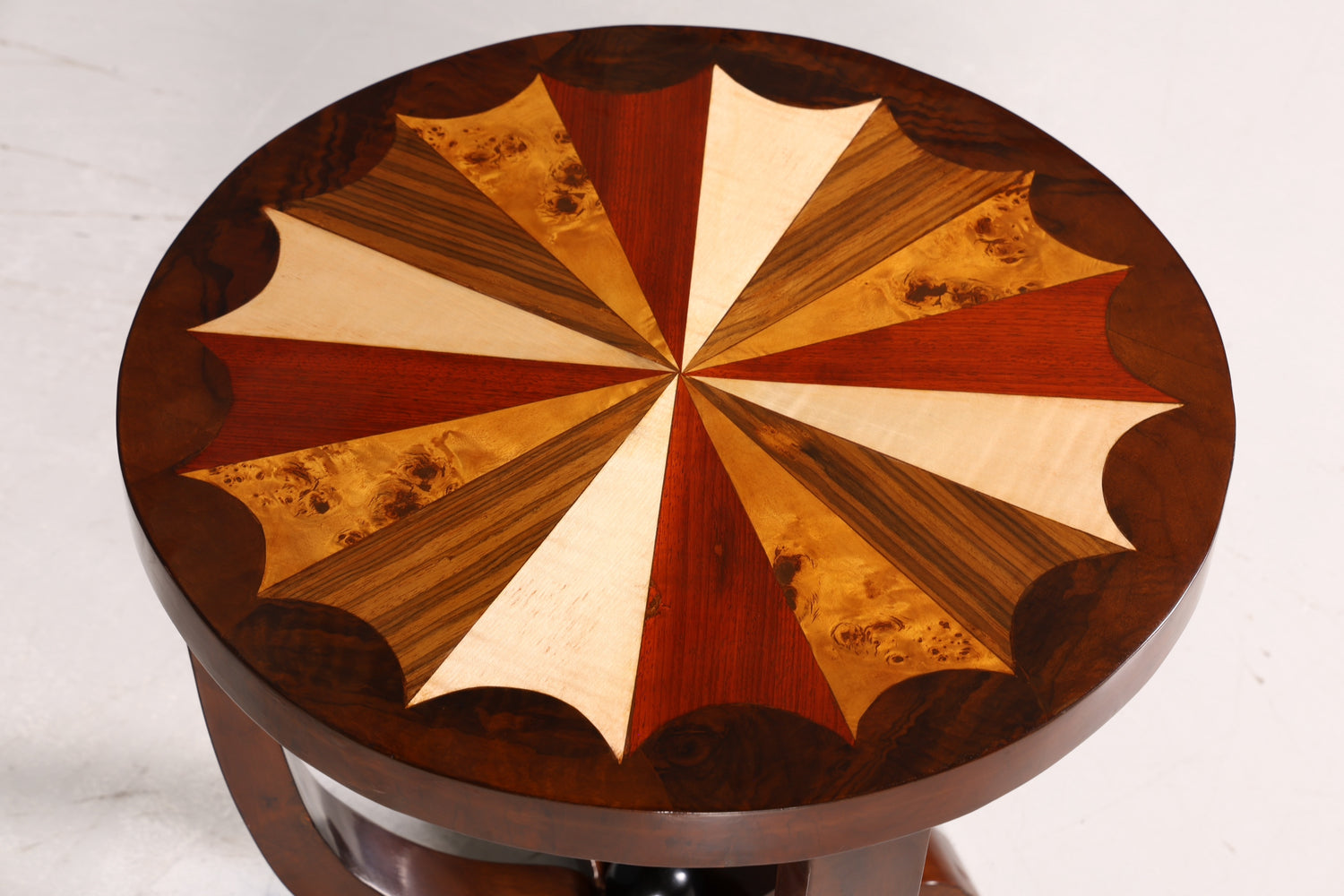 Stilvoller Art Deco Design Tisch Luxus Couchtisch Beistelltisch bunter Ablagetisch