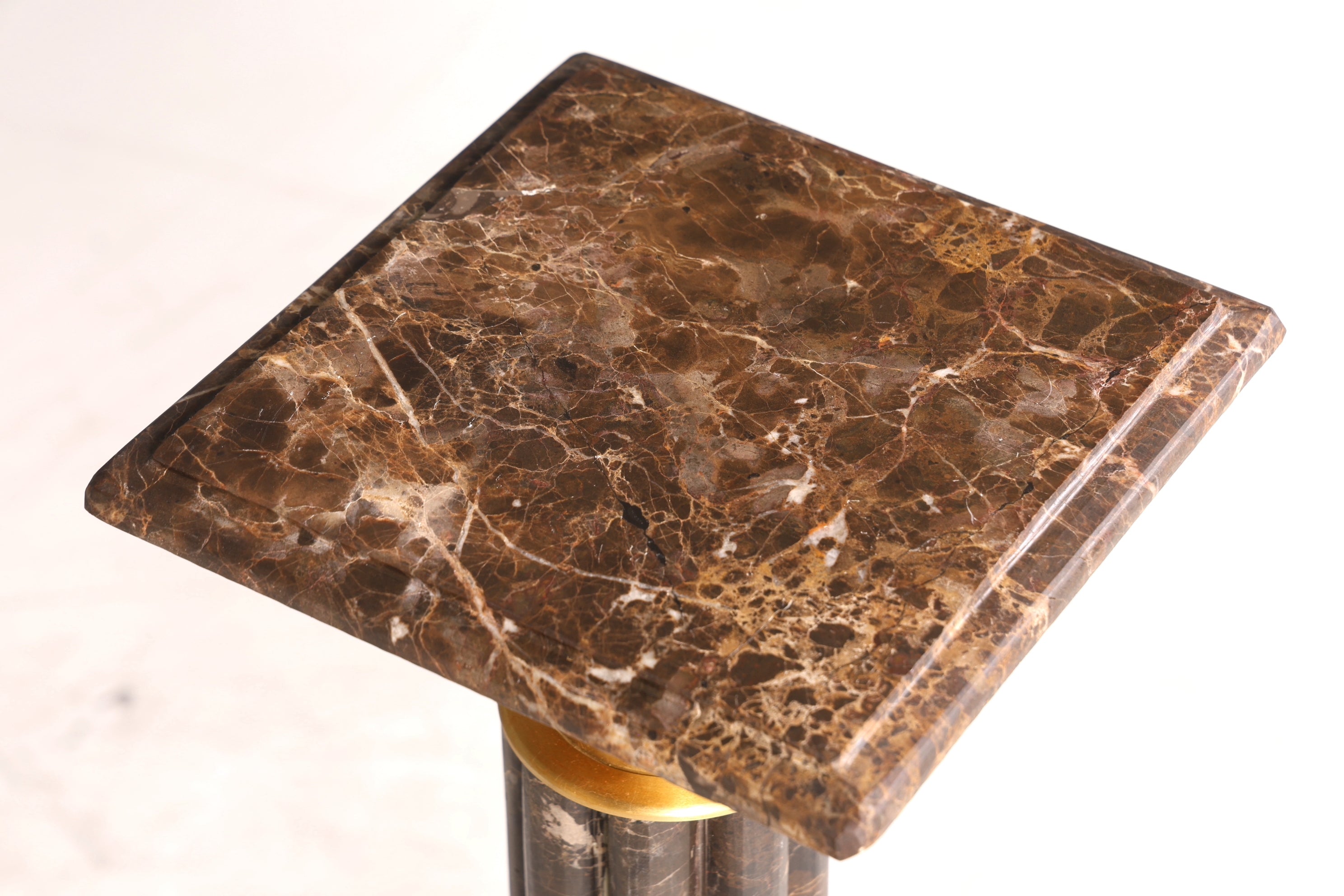 Noble Baroque style column Louis XV marble flower column natural stone base shelf 2 of 2