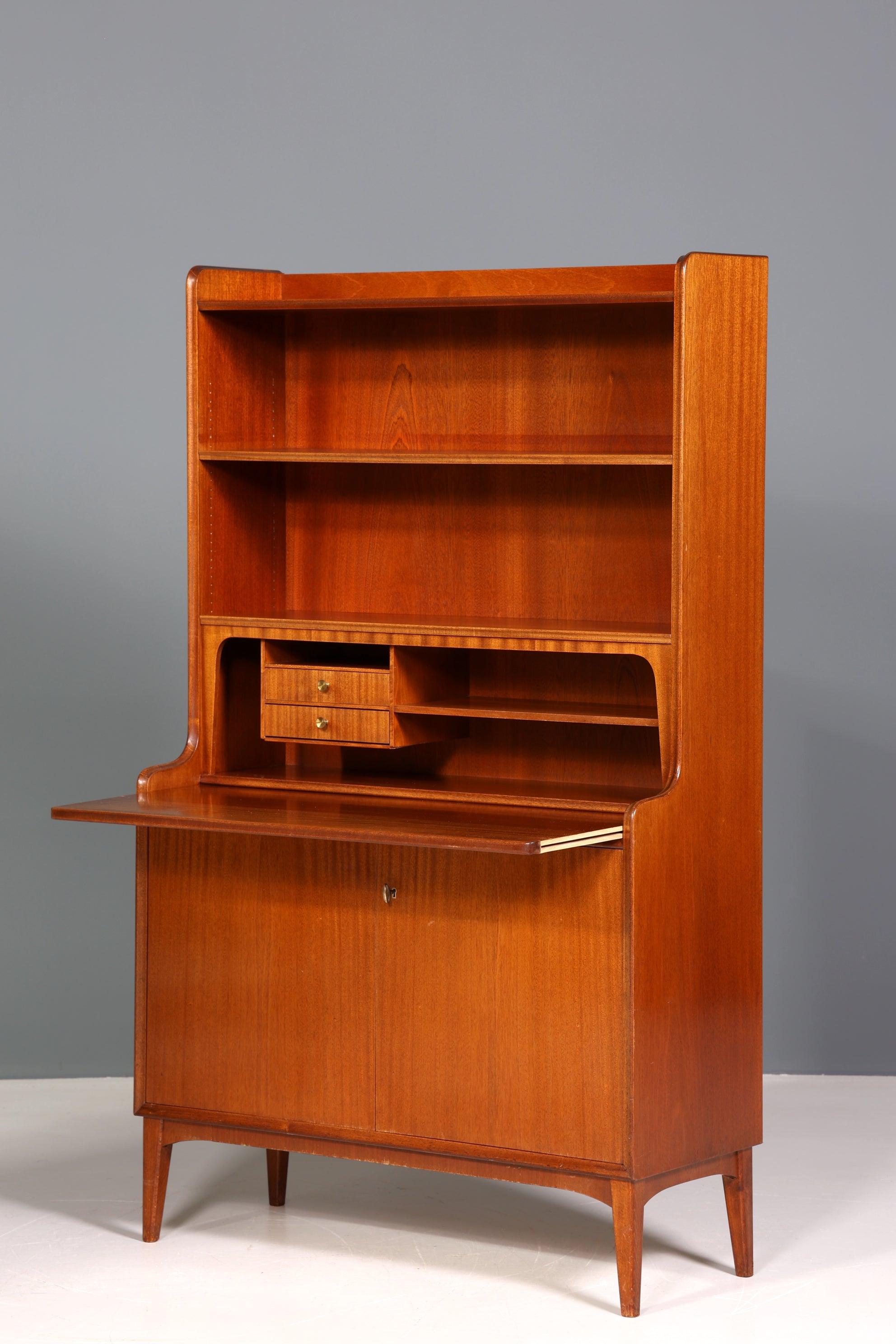 Stilvoller Mid Century Schrank "Made in Denmark" Highboard Sekretär Holz Regal Danish Design