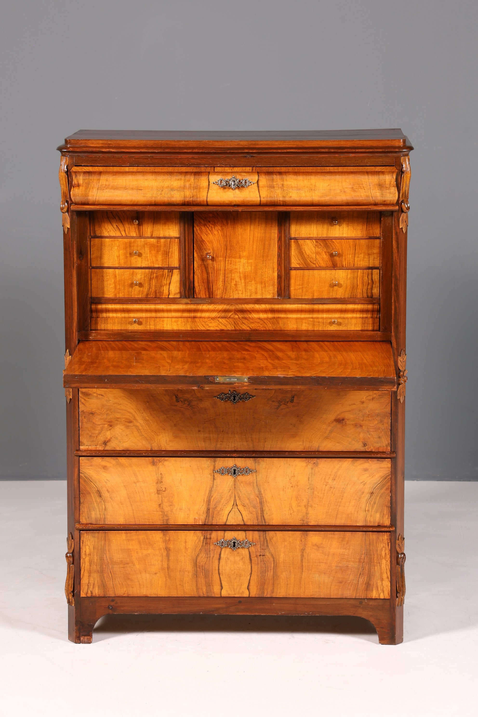 Traumhafter Louis Philippe Sekretär um 1880 Gründerzeit Antik Schrank Chiffoniere