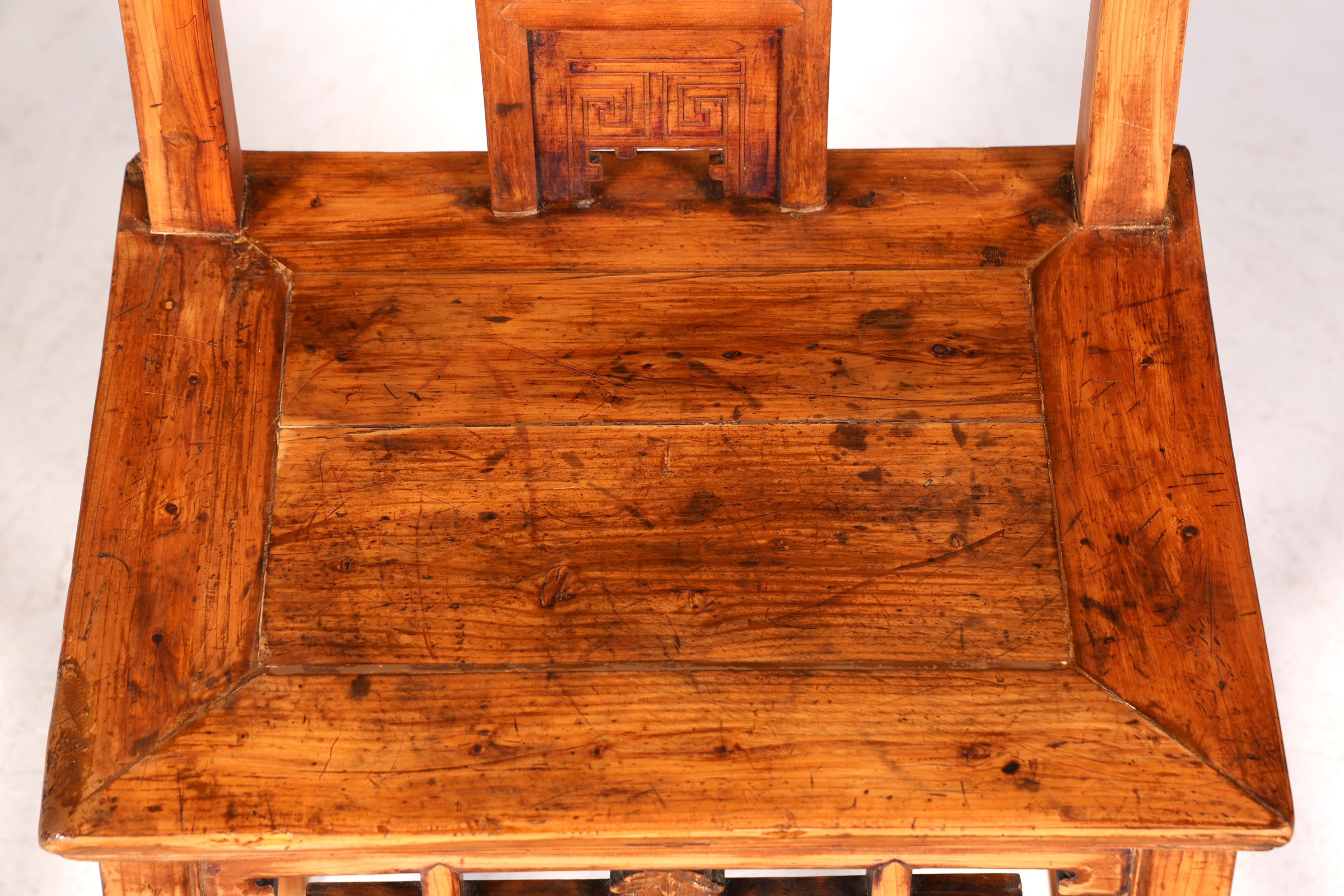 Wunderschöner Chinesischer Stuhl China Ming Stil Qing Dynastie Holzstuhl Antik Asiatischer Sekretär Stuhl