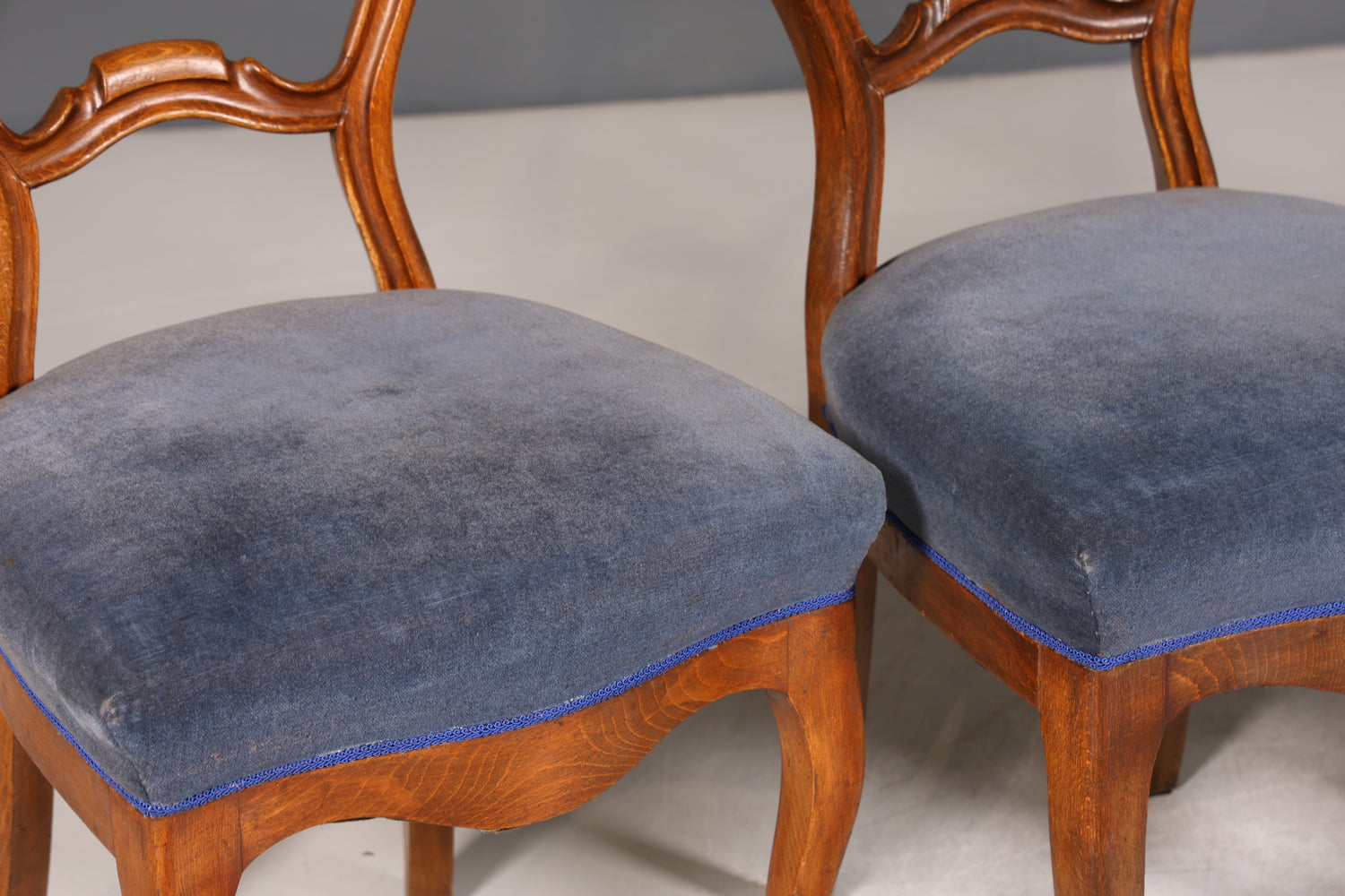 4x Traumhafte Louis Philippe Stühle um 1880 Biedermeier Stuhl Set Antik Sekretär Stühle