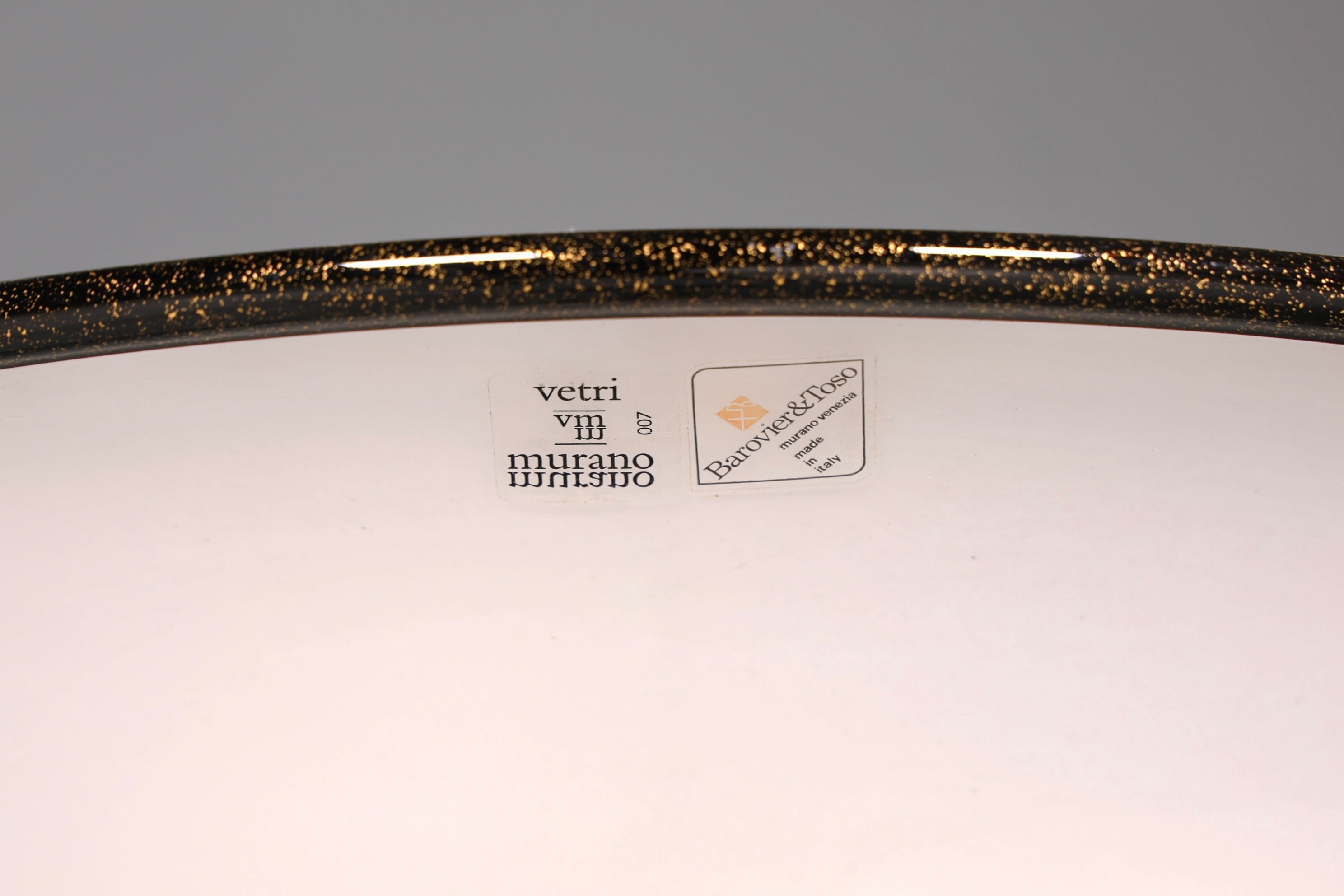 Wunderschöne Italienische Stehlampe der Marke Barovier & Toso Muranoglas Lampenschirm Deckenfluter Standlampe 1 von 2