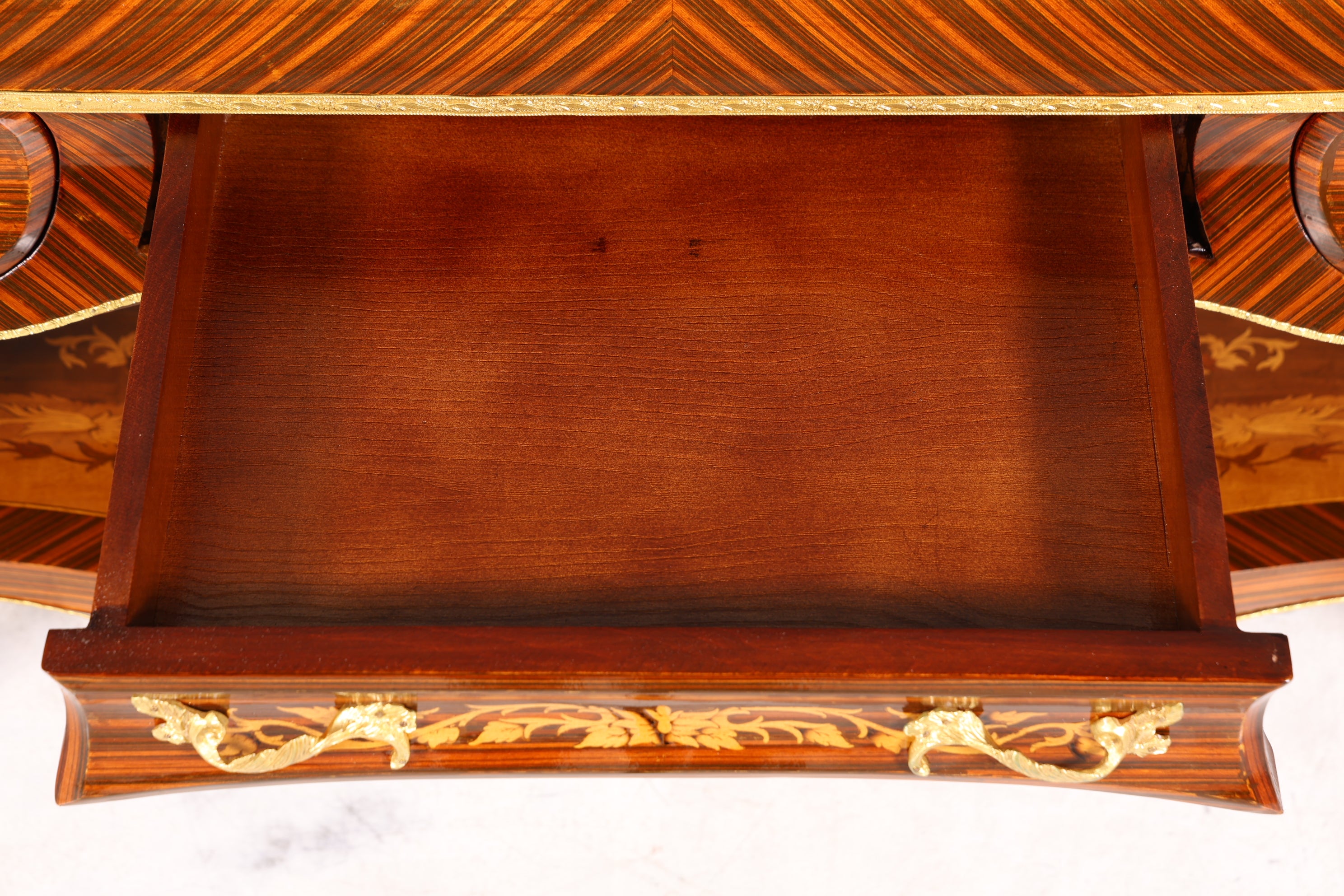 Wunderschöner Barock Stil Konsolen Tisch Marmor Antik Stil Intarsien Konsole