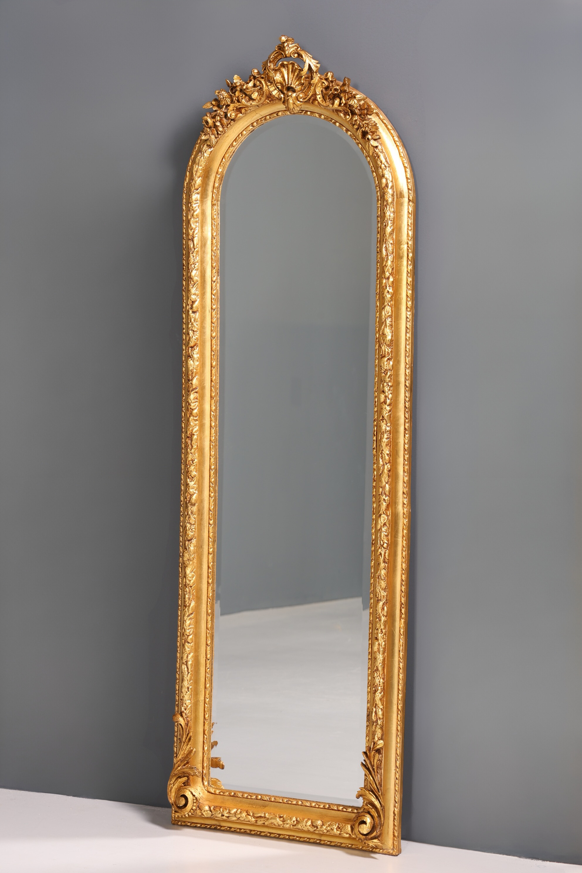Stilvoller Prunk Barock Stil Standspiegel Antik Stil Ornament Flurspiegel