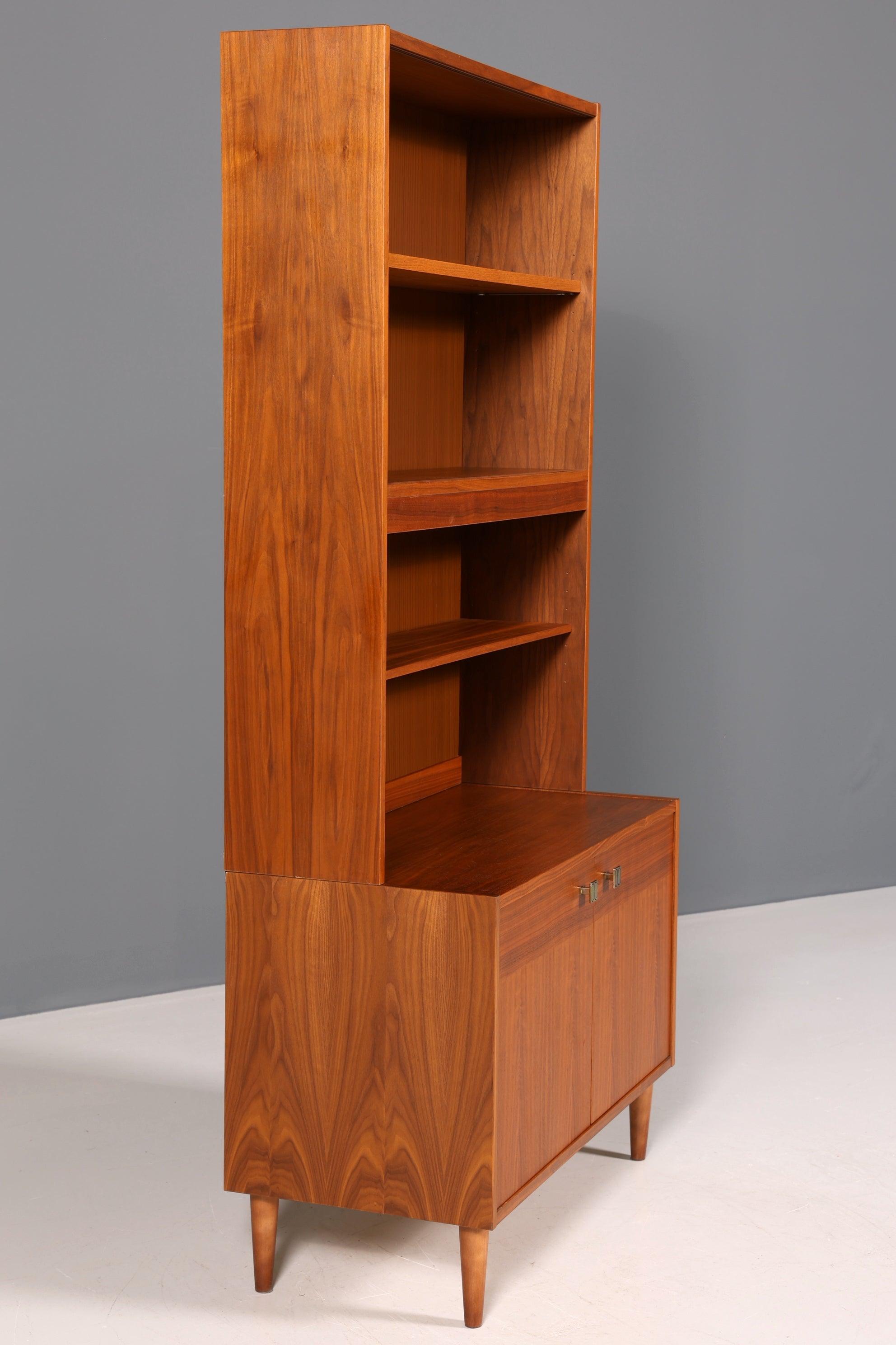 Schlichtes Mid Century Regal "Made in Denmark" Bücherregal Retro Schrank Danish Design Kommode