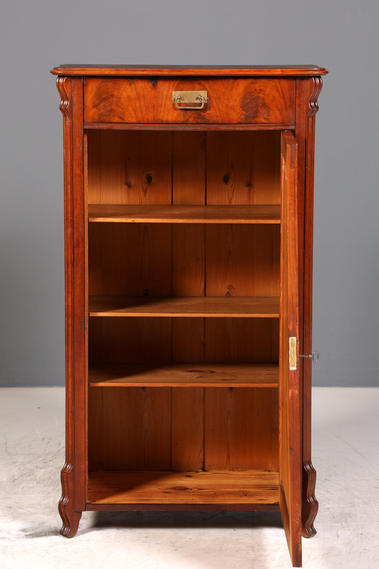 Wunderschöner Louis Philippe Schrank um 1880 Gründerzeit Vertiko Schrank Semainier