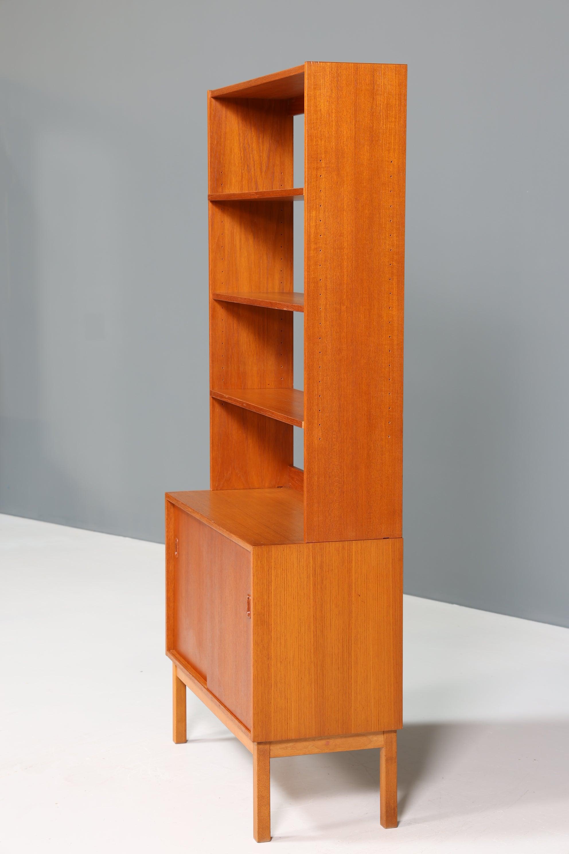 Schlichtes Mid Century Regal "Made in Denmark" Schrank Vintage Bücherregal Danish Design