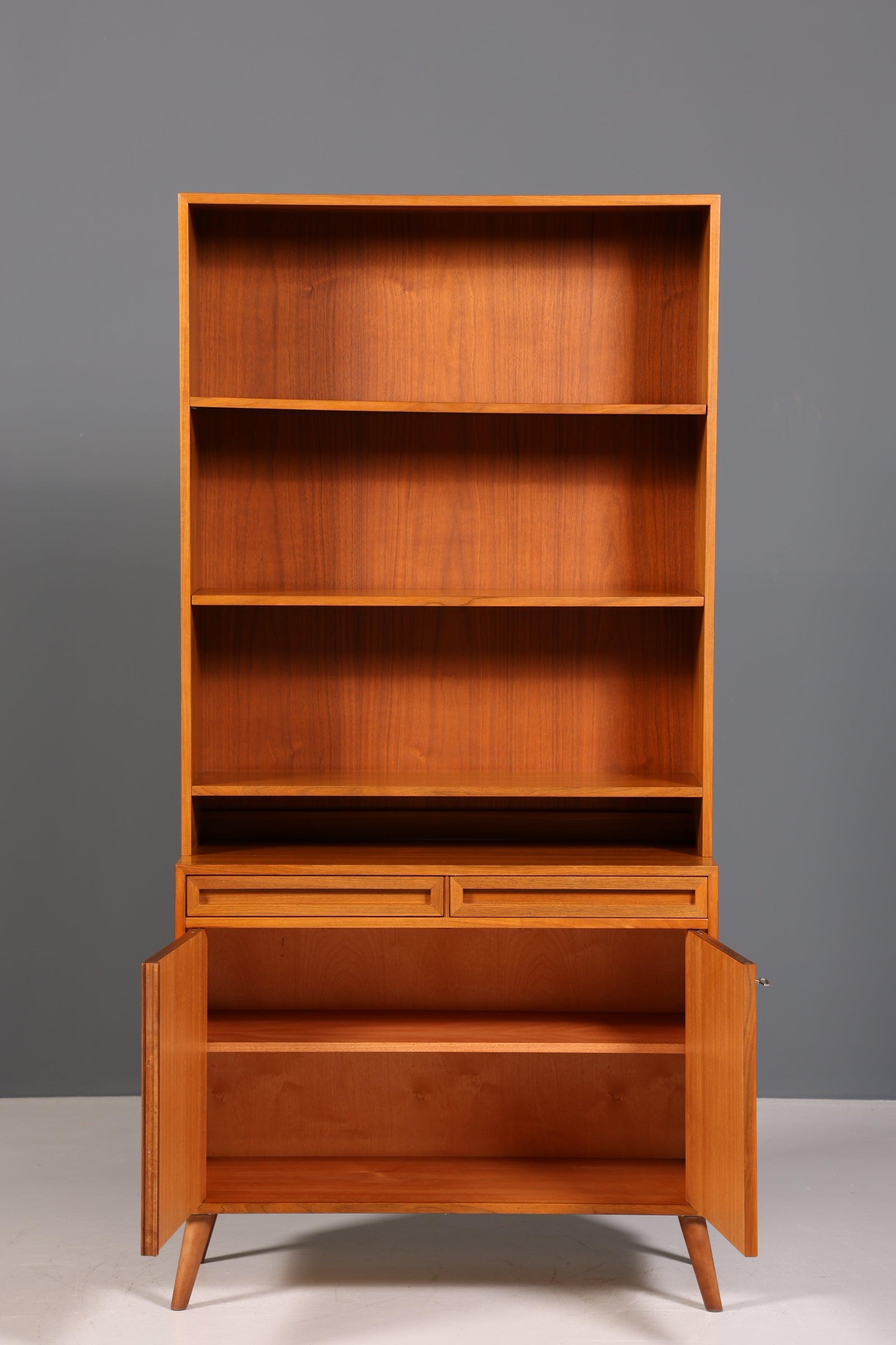 Mid Century Bücherregal Danish Design Teak Holz Schrank Retro Kommode "Made in Denmark" Regal 60s