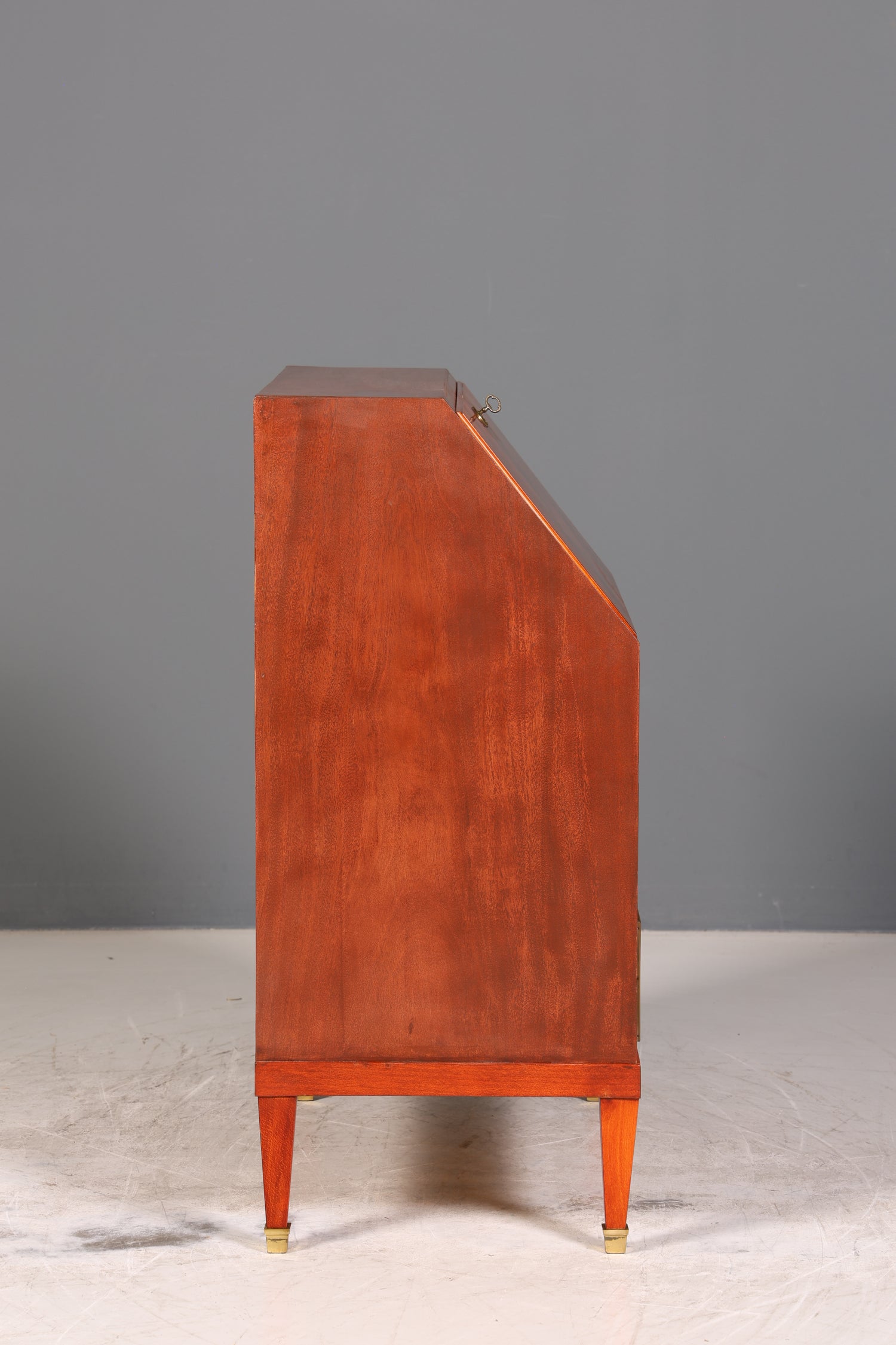 Stilvoller Sekretär im Louis Seize Stil Büro Kommode Empire Englisch Schreibkommode Schreibtisch