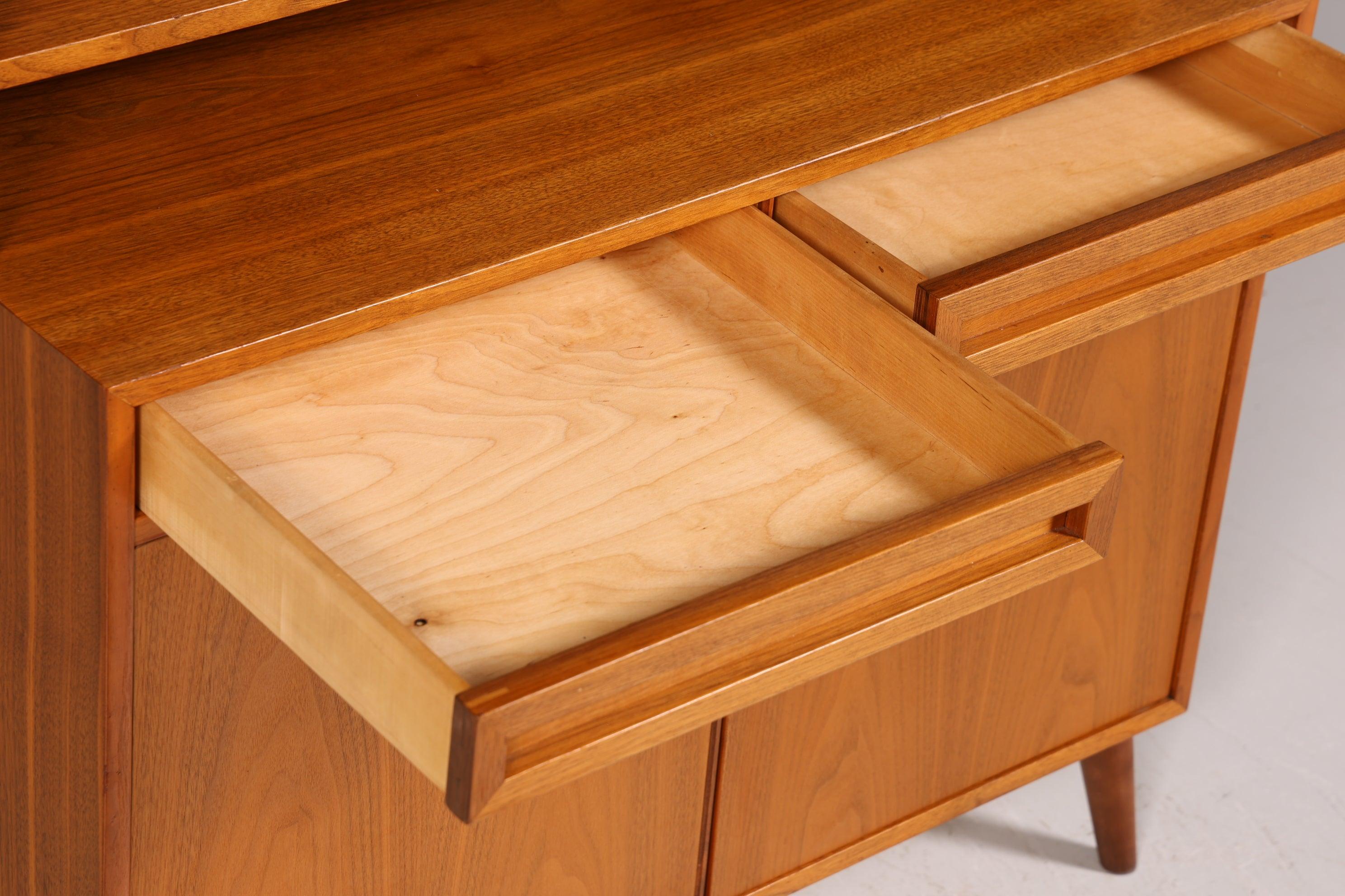 Mid Century Bücherregal Danish Design Teak Holz Schrank Retro Kommode "Made in Denmark" Regal 60s