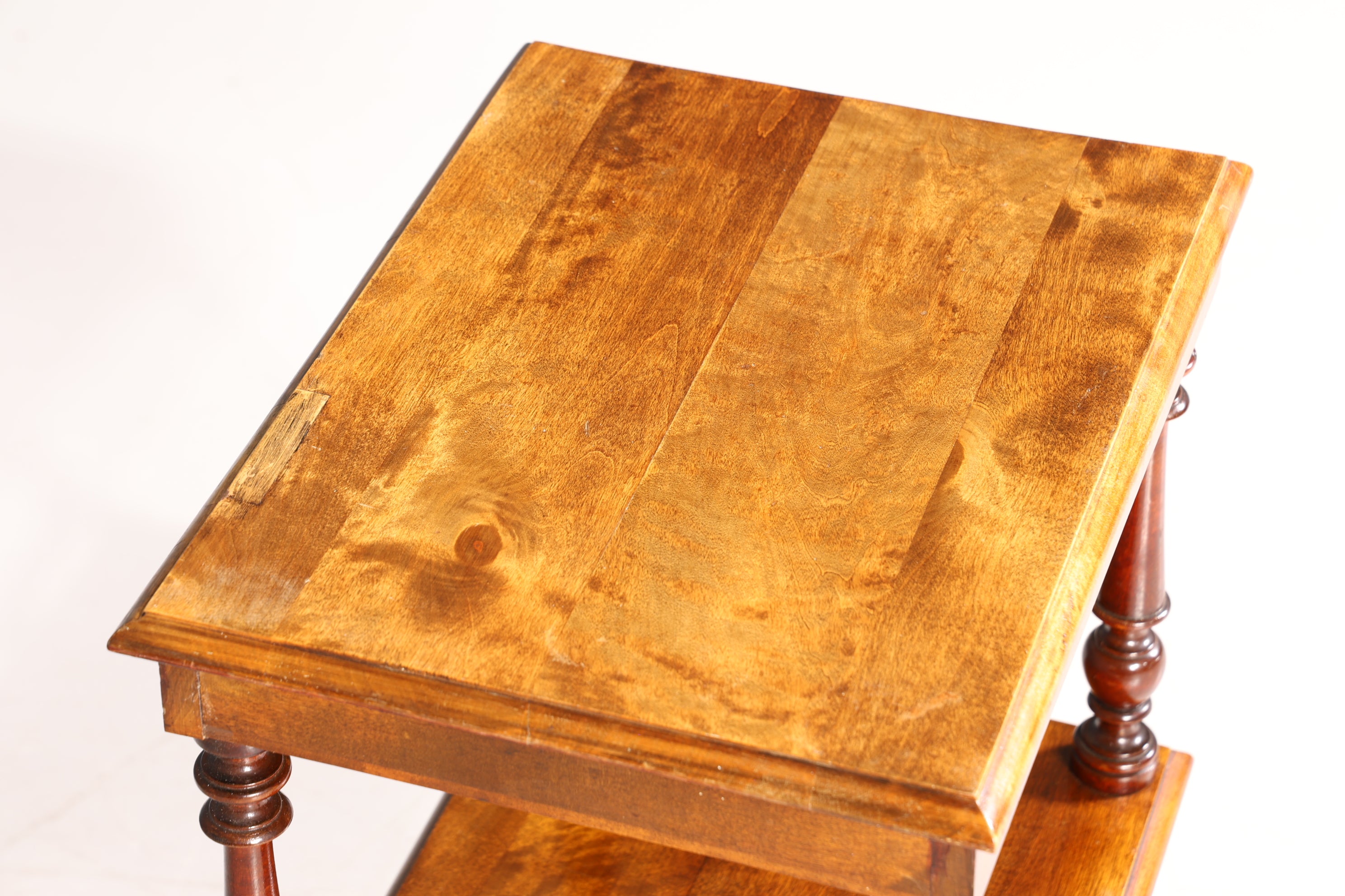 Stilvolle Gründerzeit Etagere Louis Philippe Regal um 1900 Bücherregal echt Holz Buchablage Bookshelf