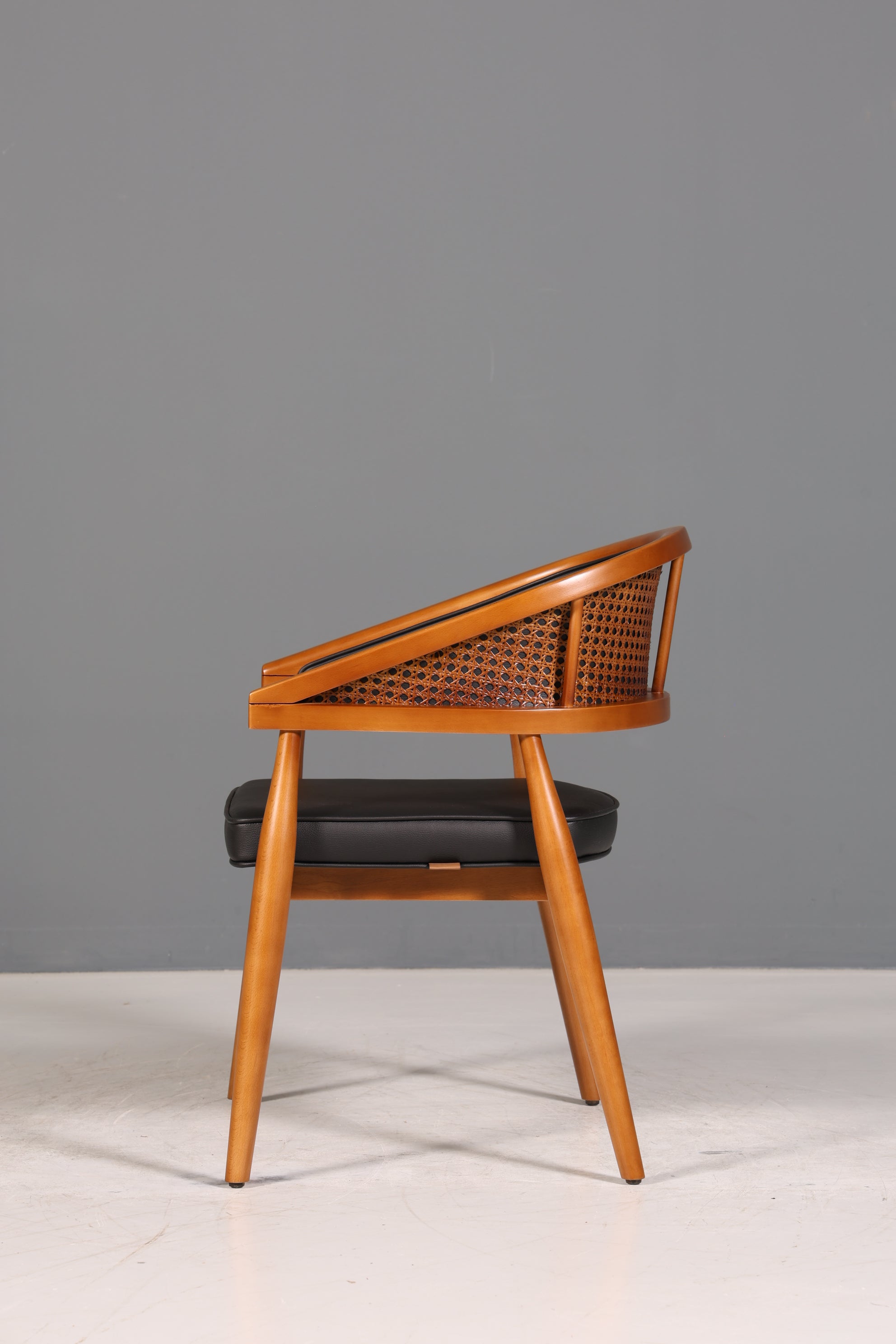 Noble wicker dining room chair "Malibu Brown" kitchen chair armchair beech secretary chair