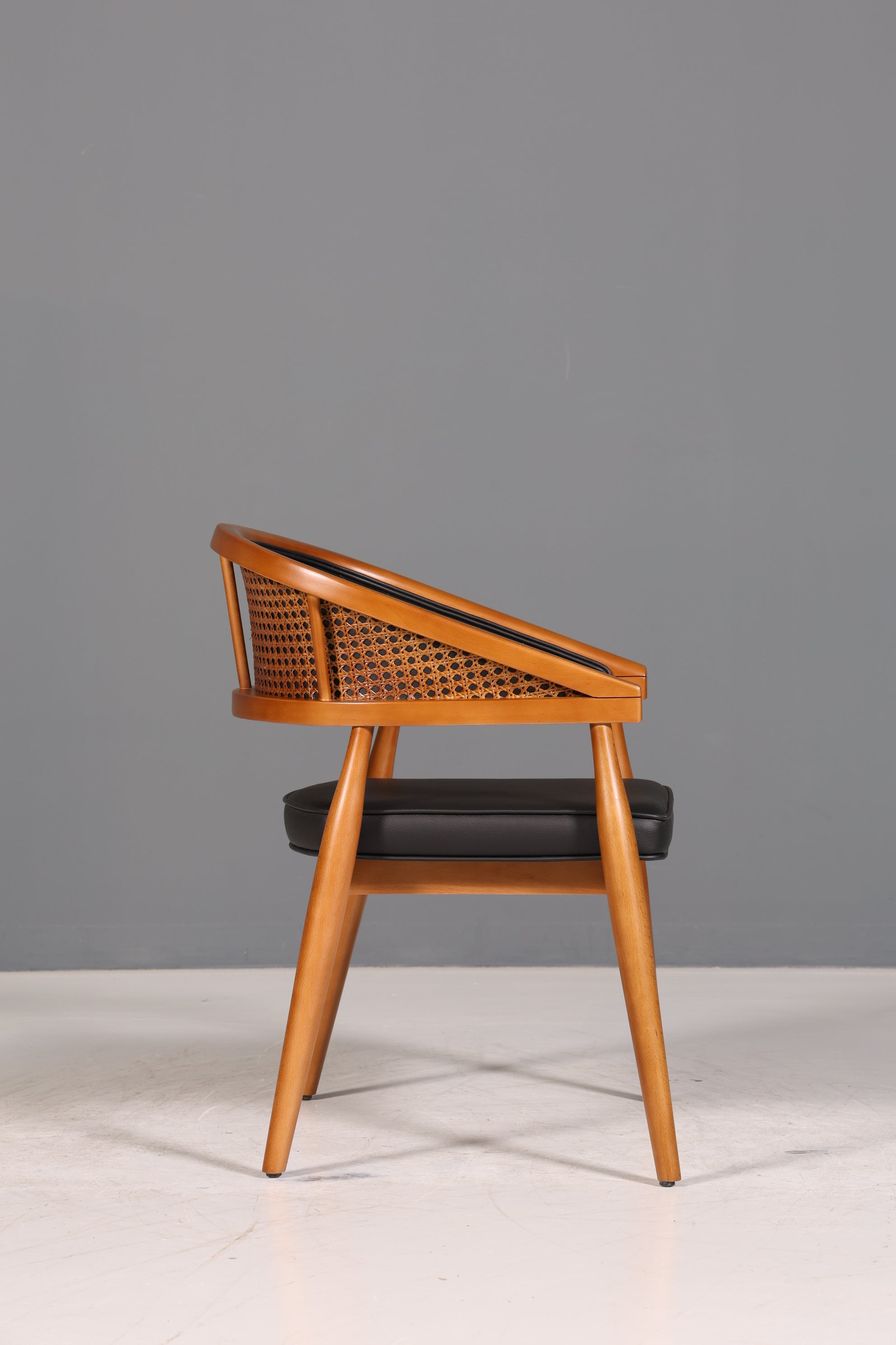 Noble wicker dining room chair "Malibu Brown" kitchen chair armchair beech secretary chair