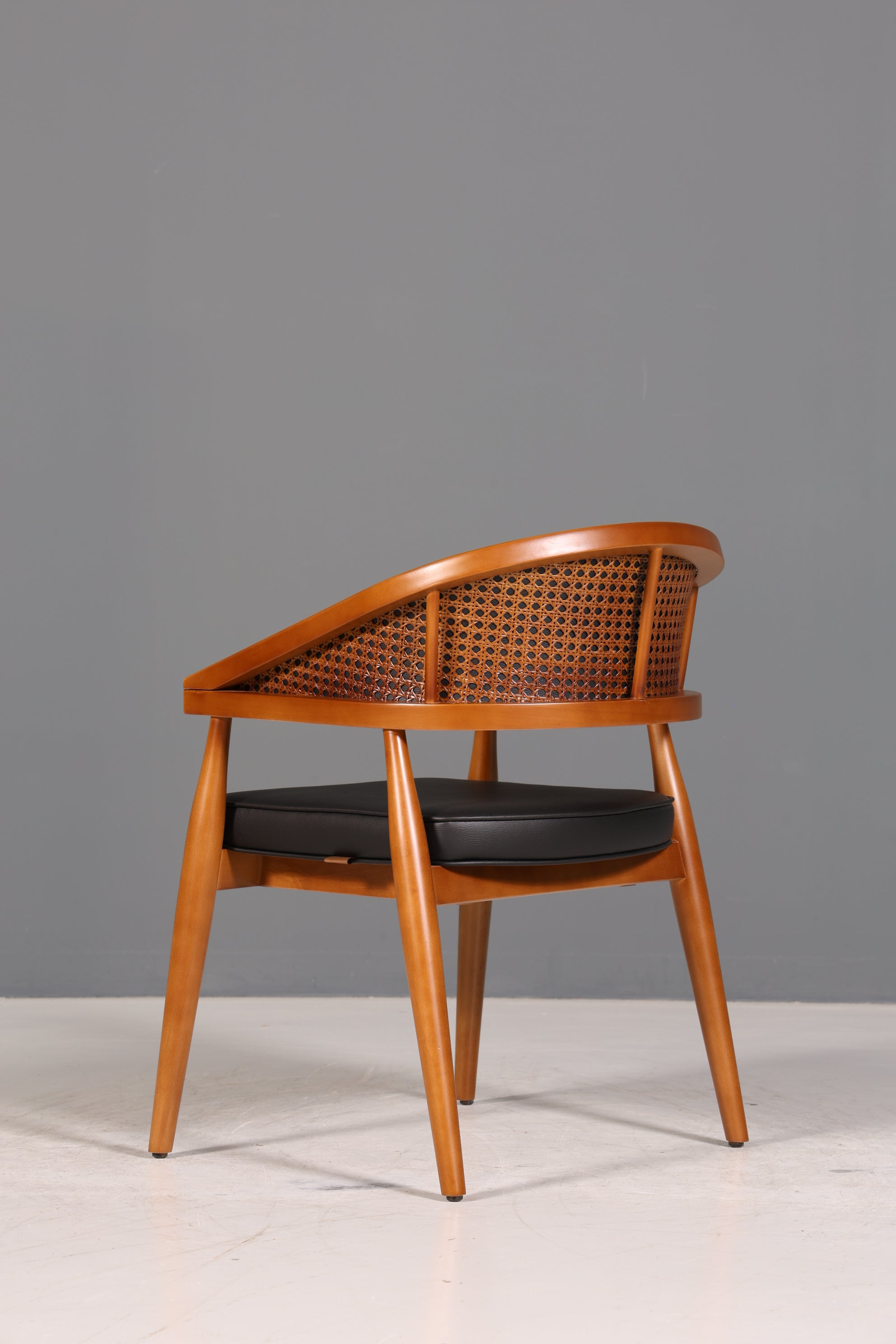 Noble wicker dining room chair "Malibu Brown" kitchen chair armchair beech secretary chair