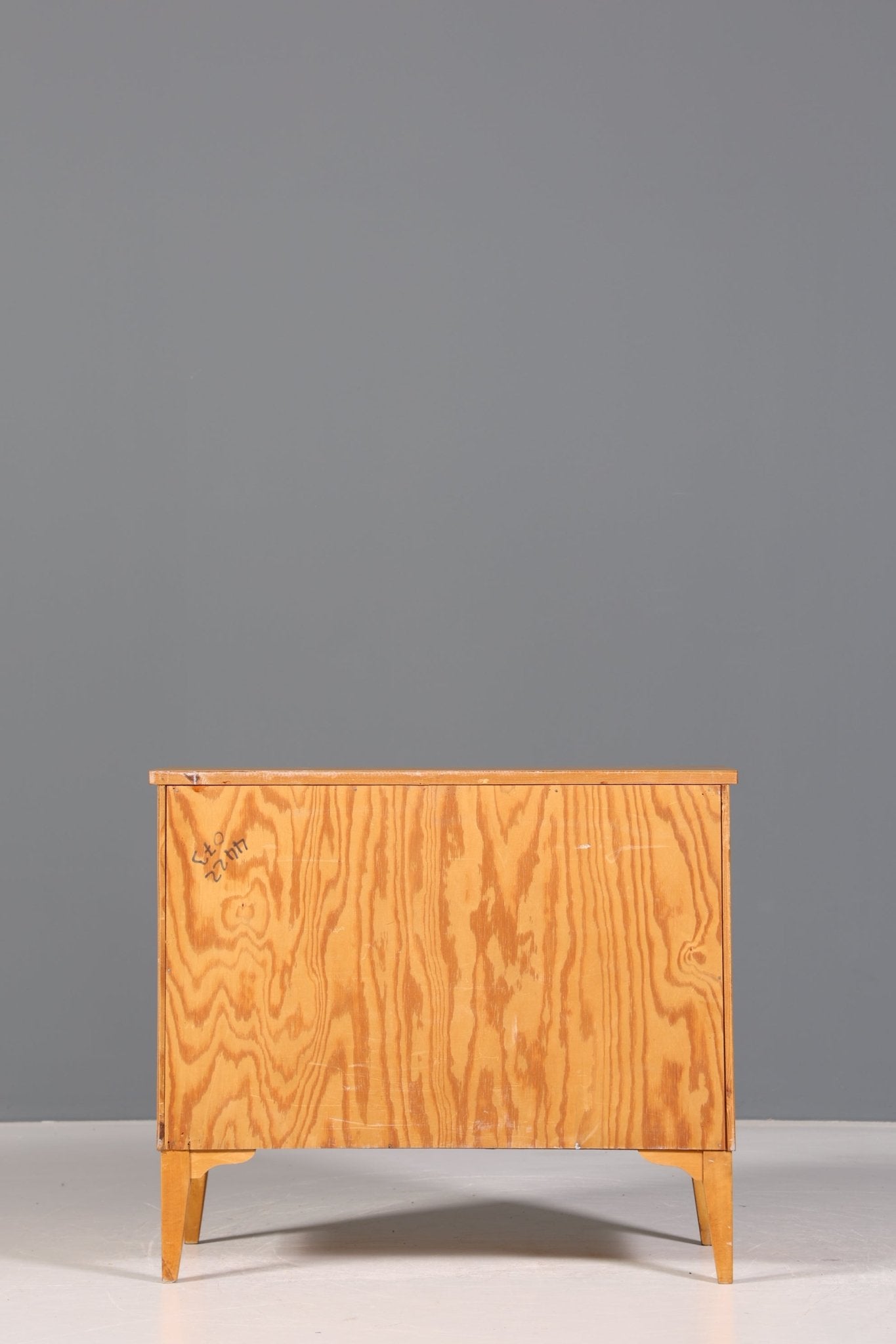 Schlichte Mid Century Kommode Vintage Sideboard Birke Wäschekommode 60er Jahre
