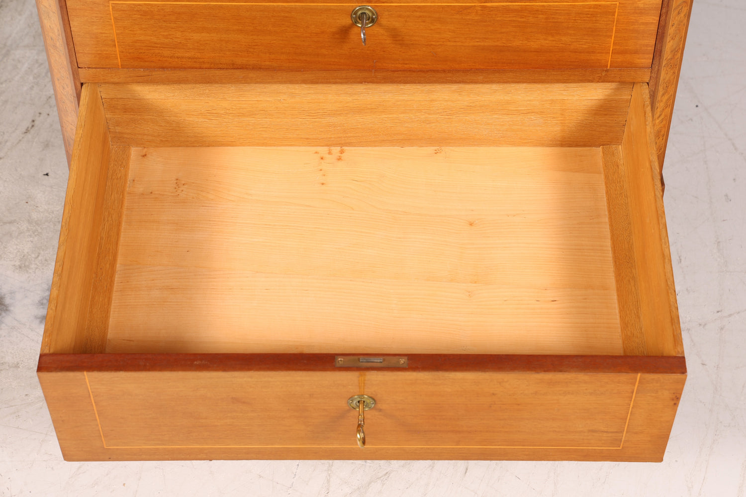 Traumhafter Sekretär Englisch Antik Biedermeier Stil Büro Kommode Vertiko Schreibkommode