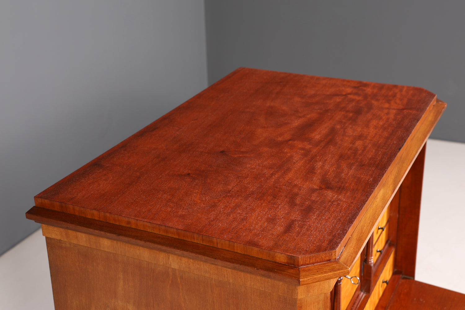 Traumhafter Sekretär Englisch Antik Biedermeier Stil Büro Kommode Vertiko Schreibkommode